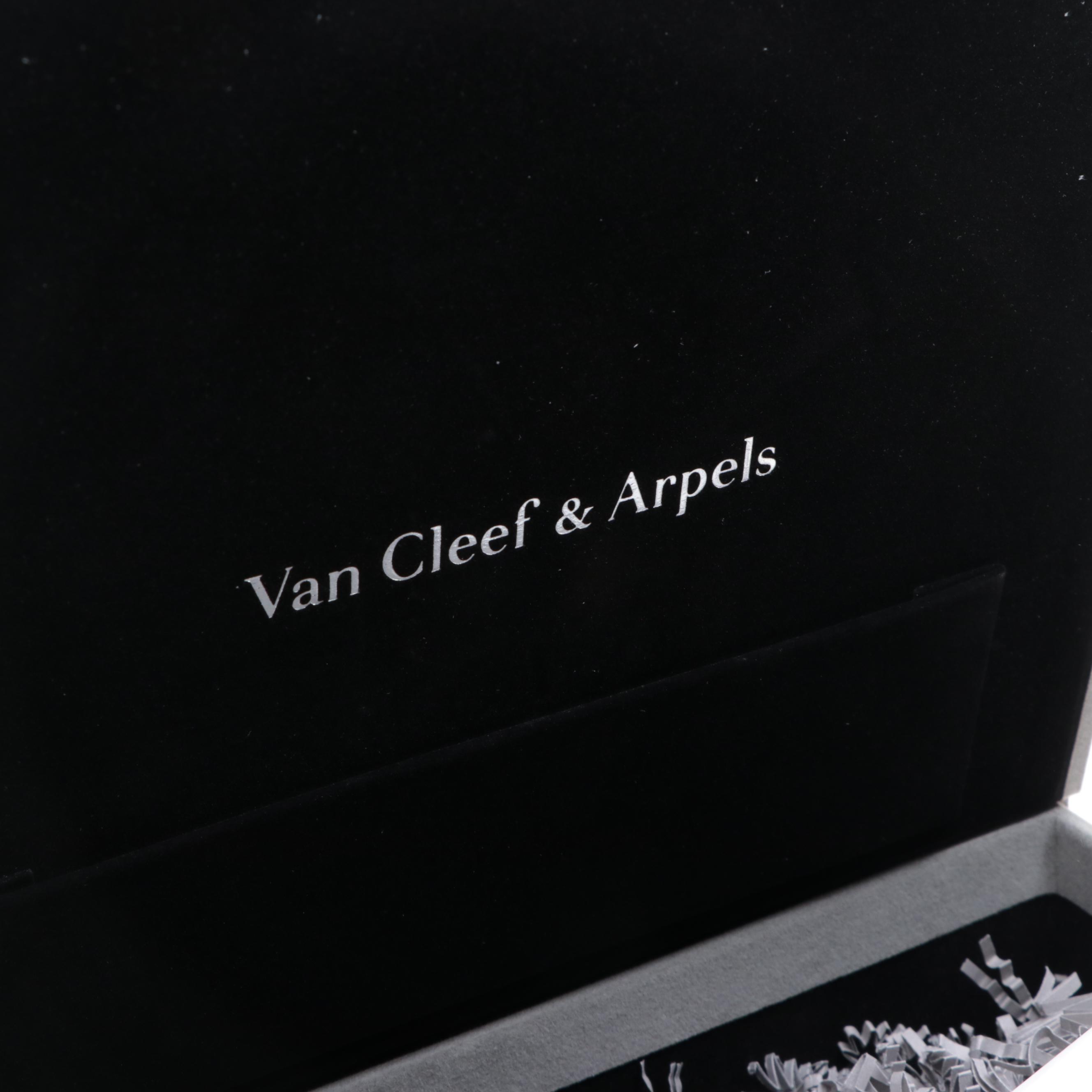 Van Cleef & Arpels Branded Jewelry Presentation Boxes and Packaging