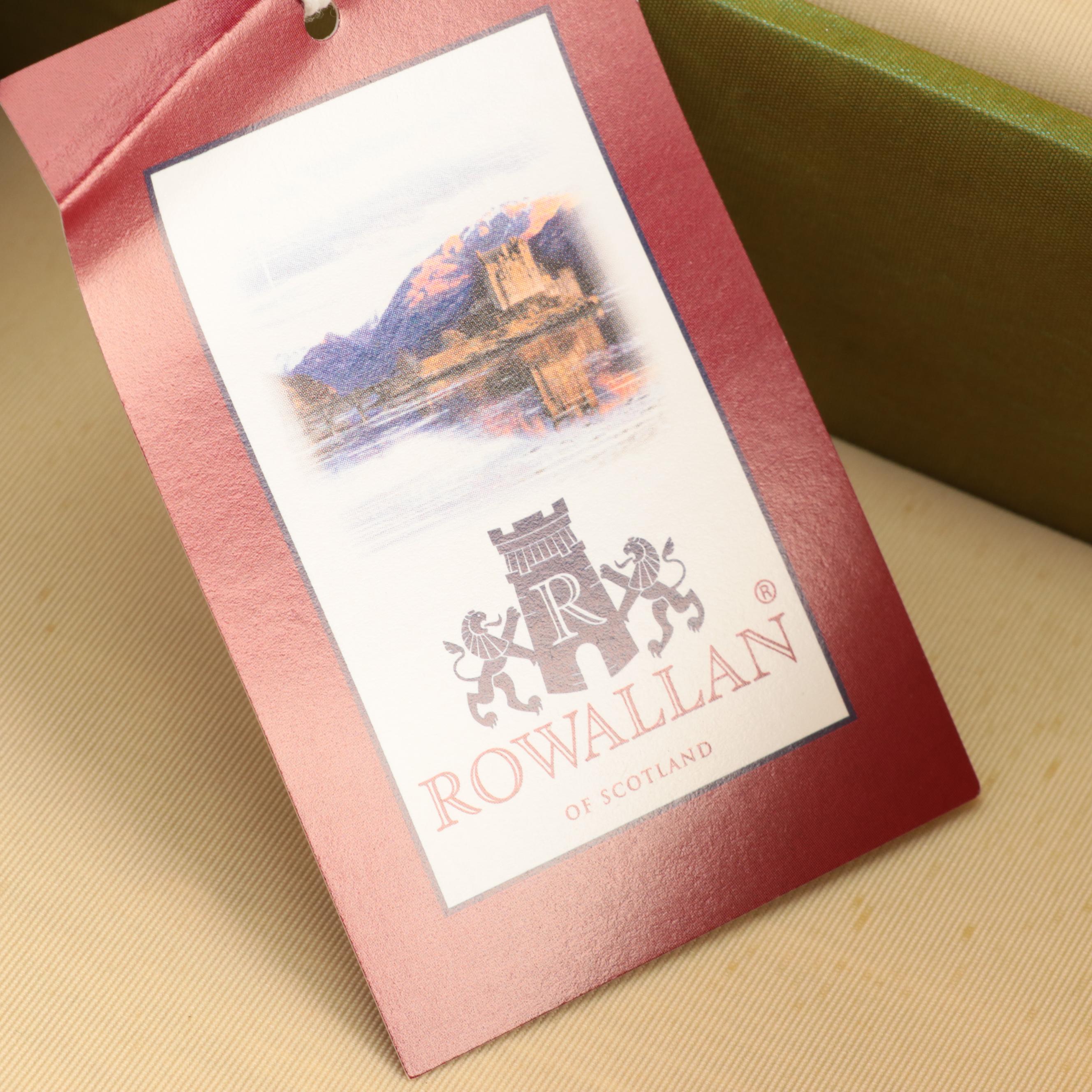 Rowallan Embroidered Fabric Travel Jewelry Boxes