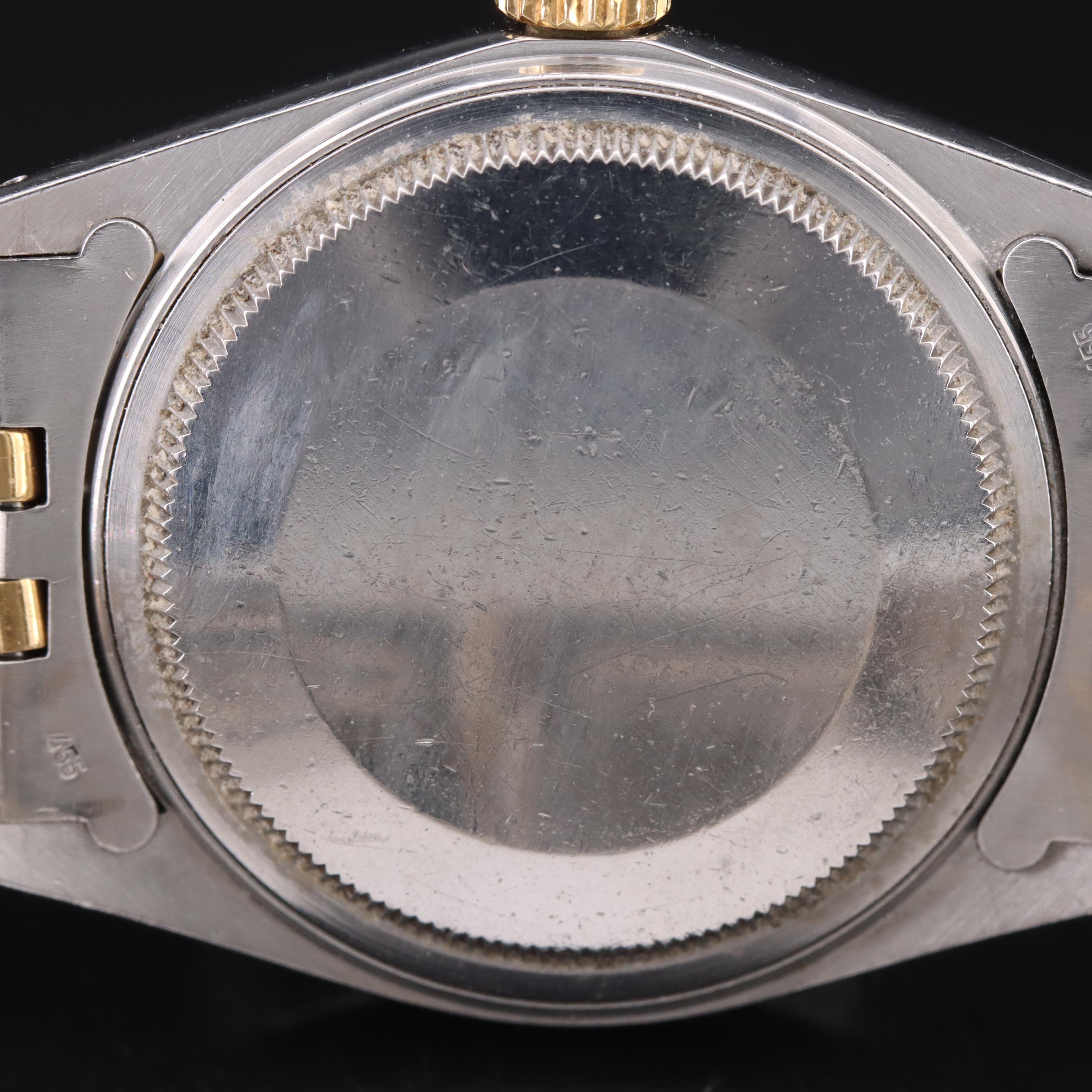 1986 Rolex Oyster Perpetual Factory Diamond Dial Datejust Watch