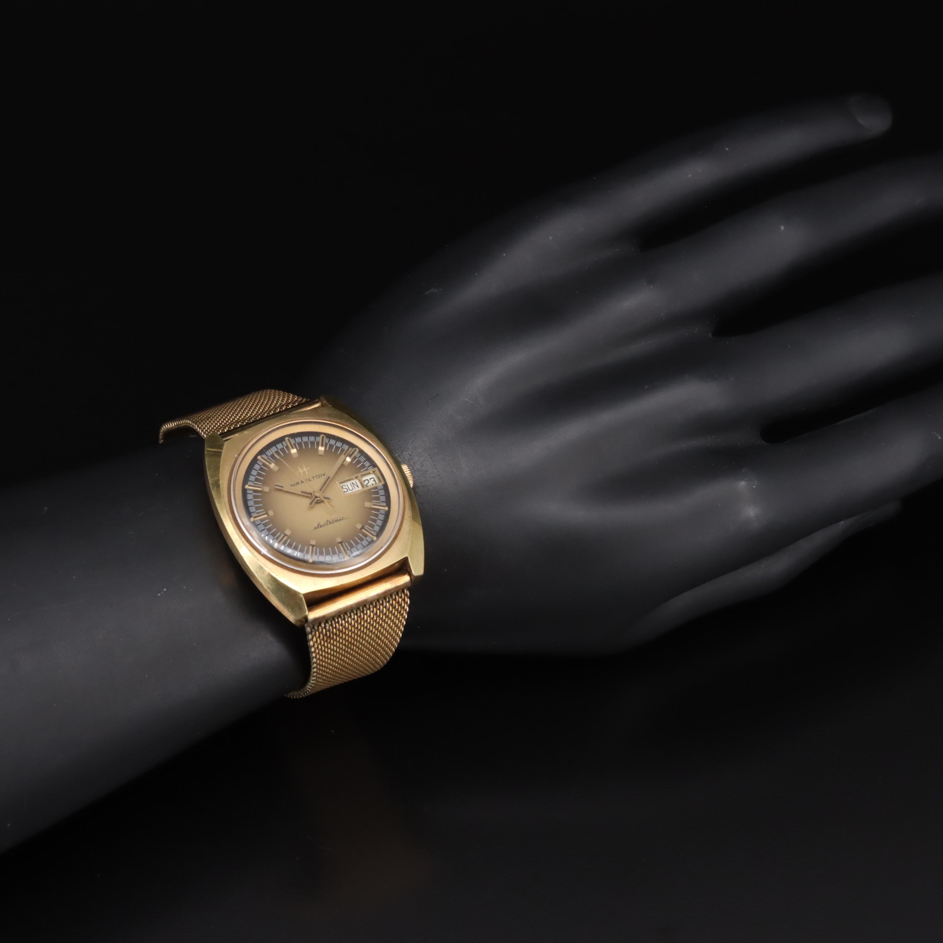 Vintage Hamilton Electronic Day-Date Watch