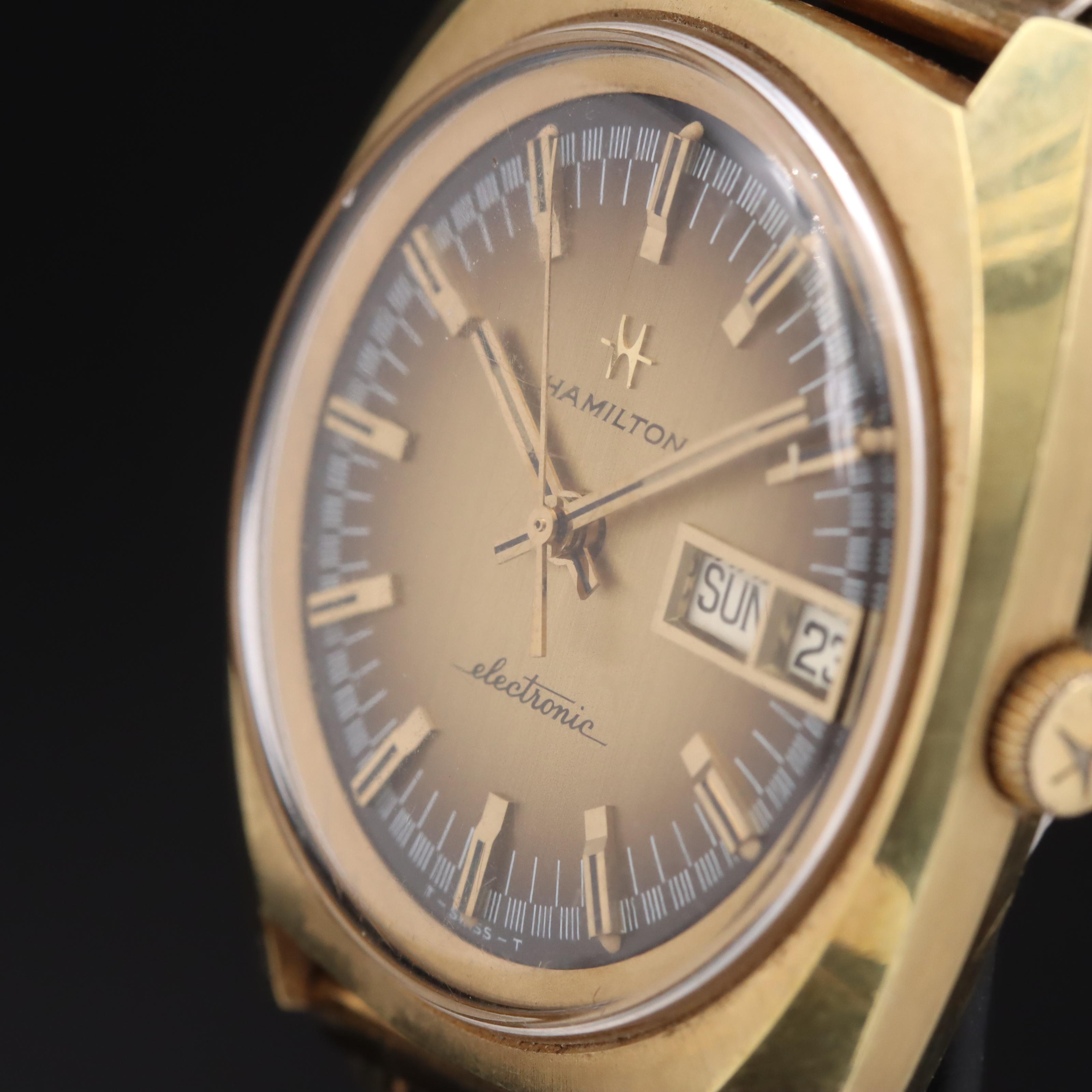 Vintage Hamilton Electronic Day-Date Watch