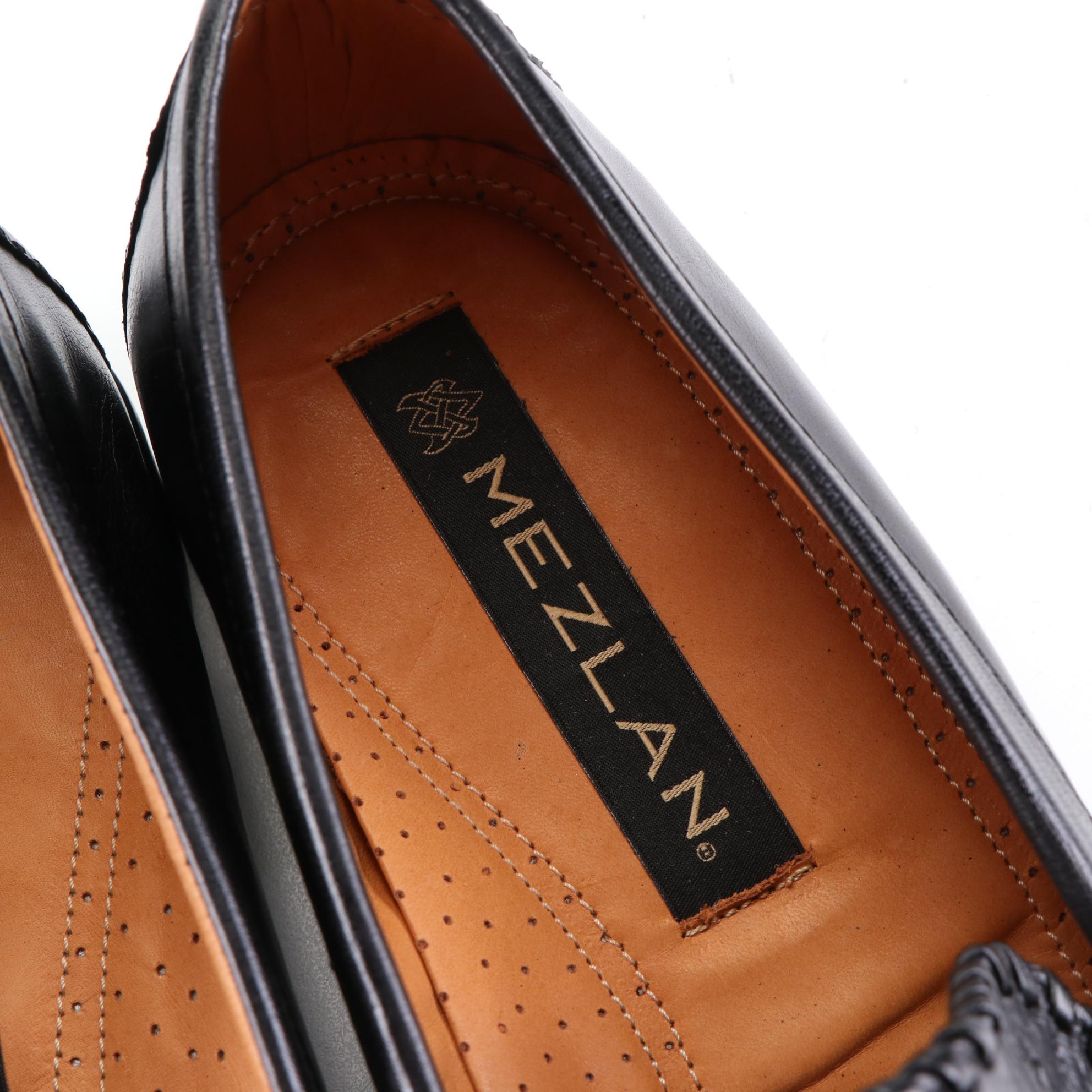 Men's Mezlan Elda Loafers in Lizard Skin with Leather and Ostrich Skin Loafers