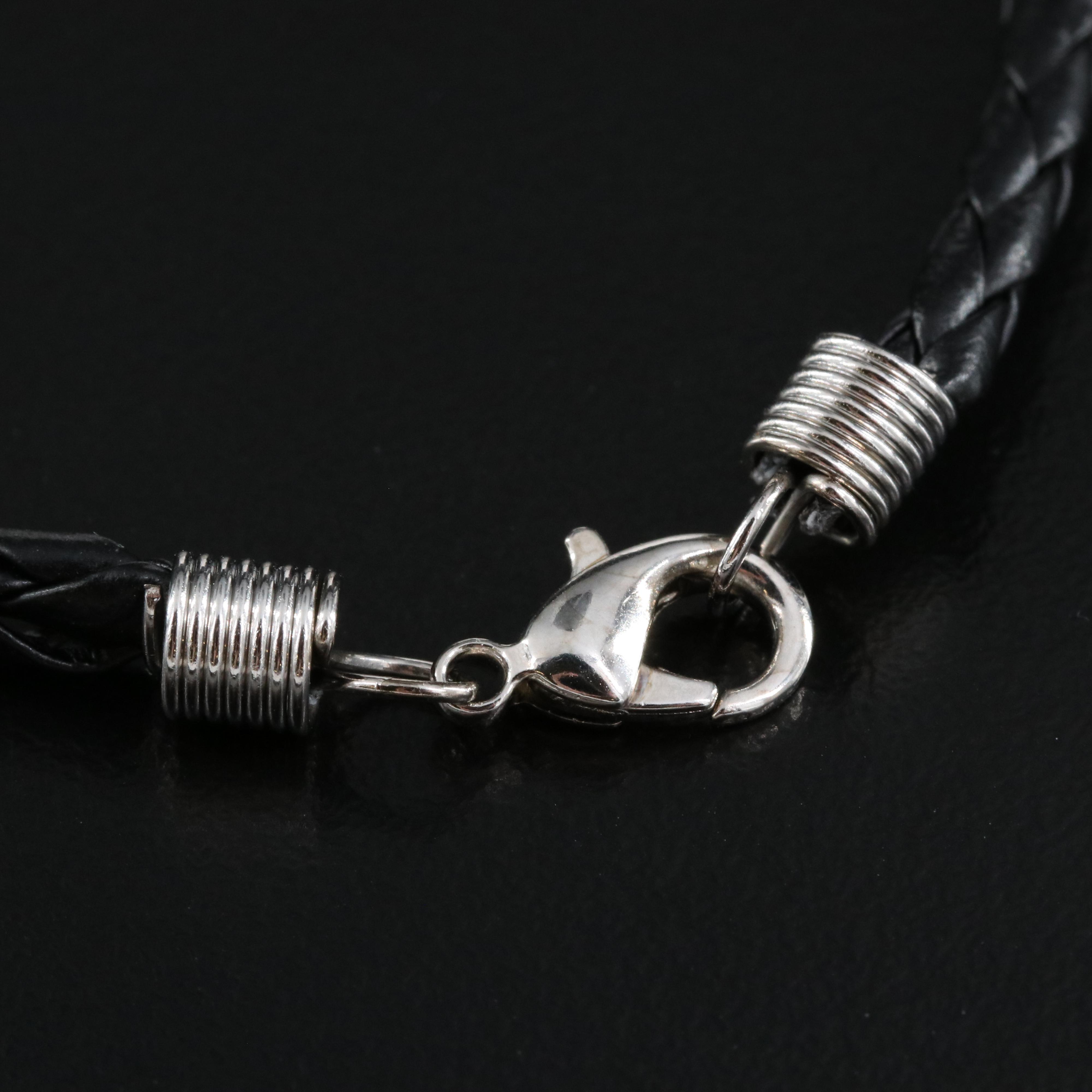 Sterling Snake Necklace Including Mother-of-Pearl, Turquoise and Spiny Oyster