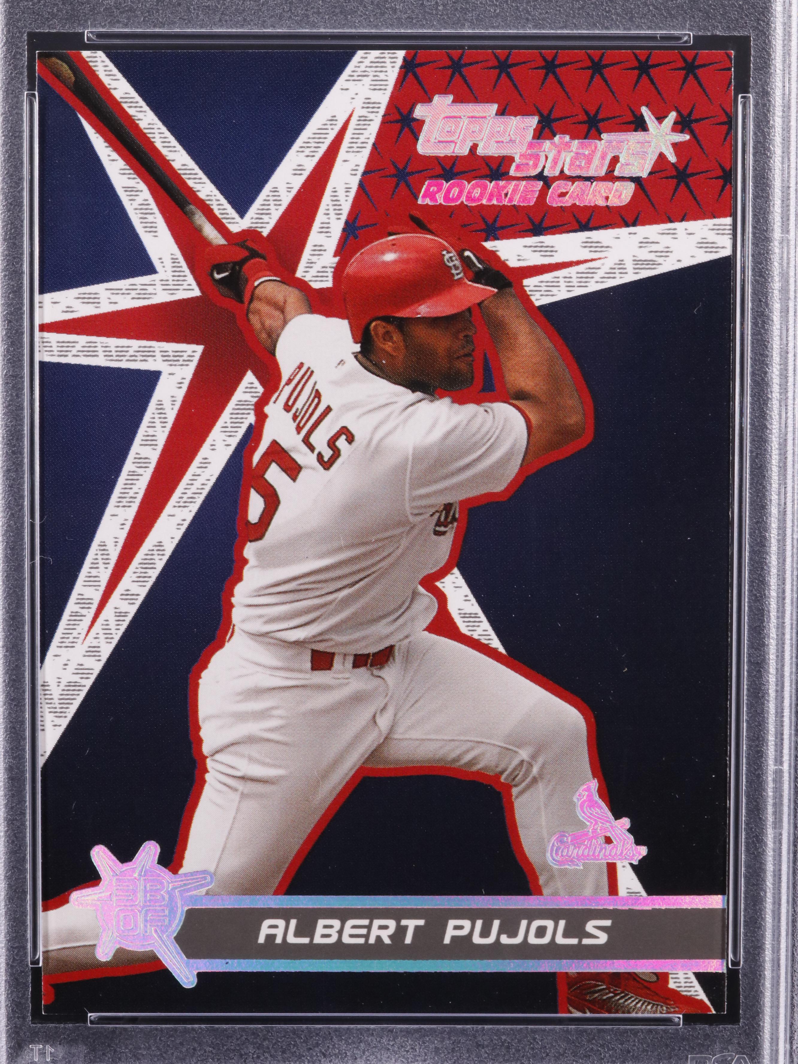 2001 Topps Stars Albert Pujols St. Louis Cardinals #198 NM-MT 8 Baseball Card