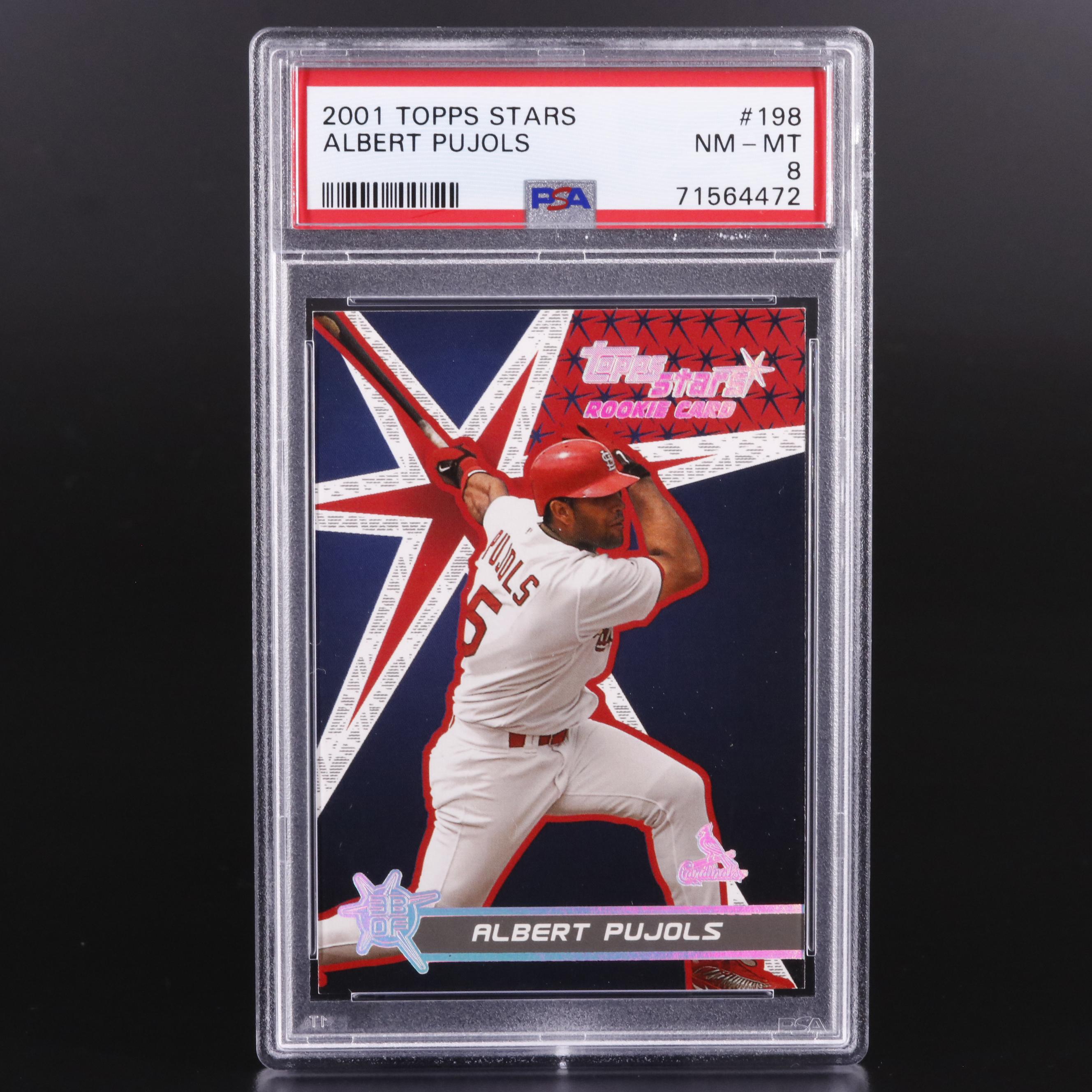 2001 Topps Stars Albert Pujols St. Louis Cardinals #198 NM-MT 8 Baseball Card
