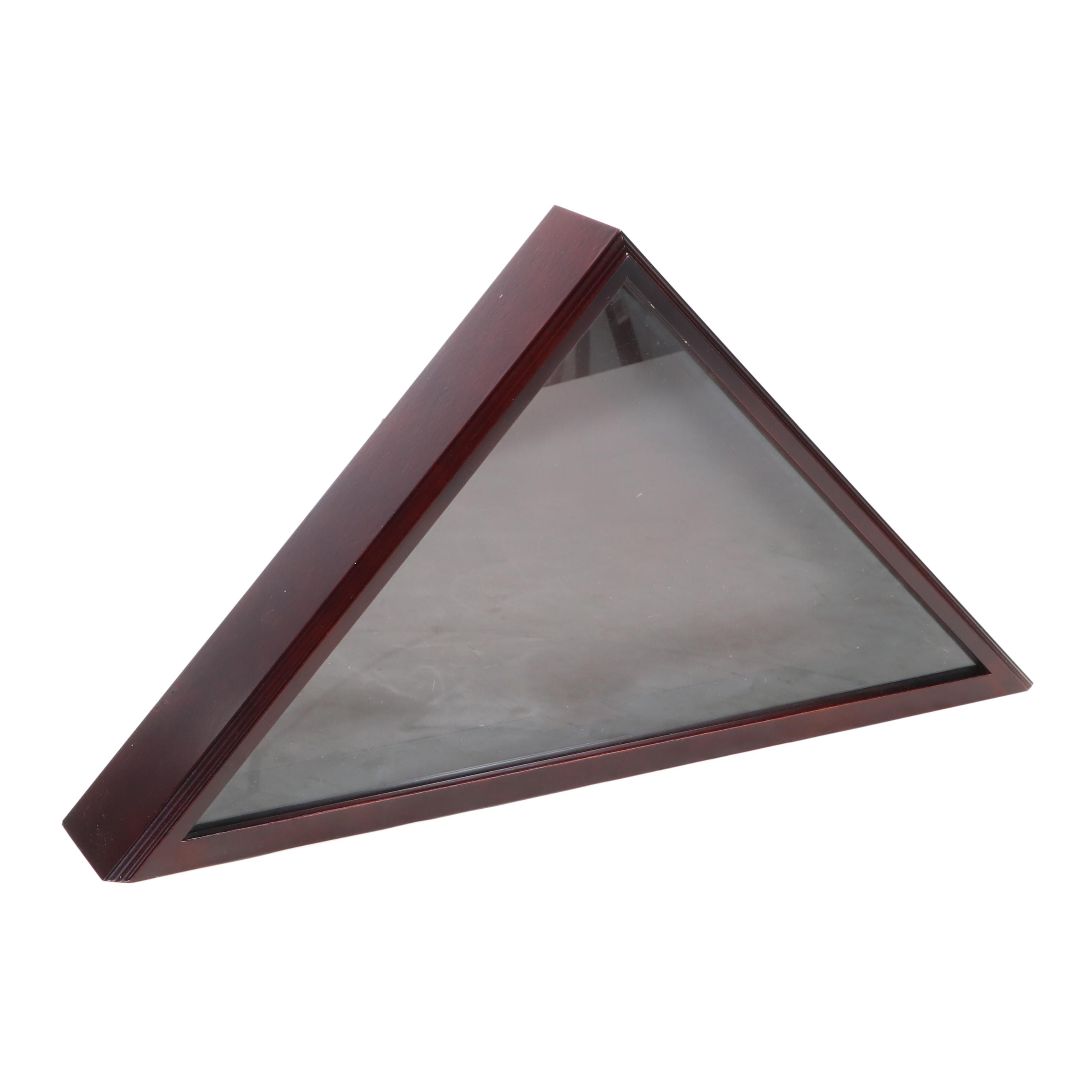 Wooden Flag Display Case