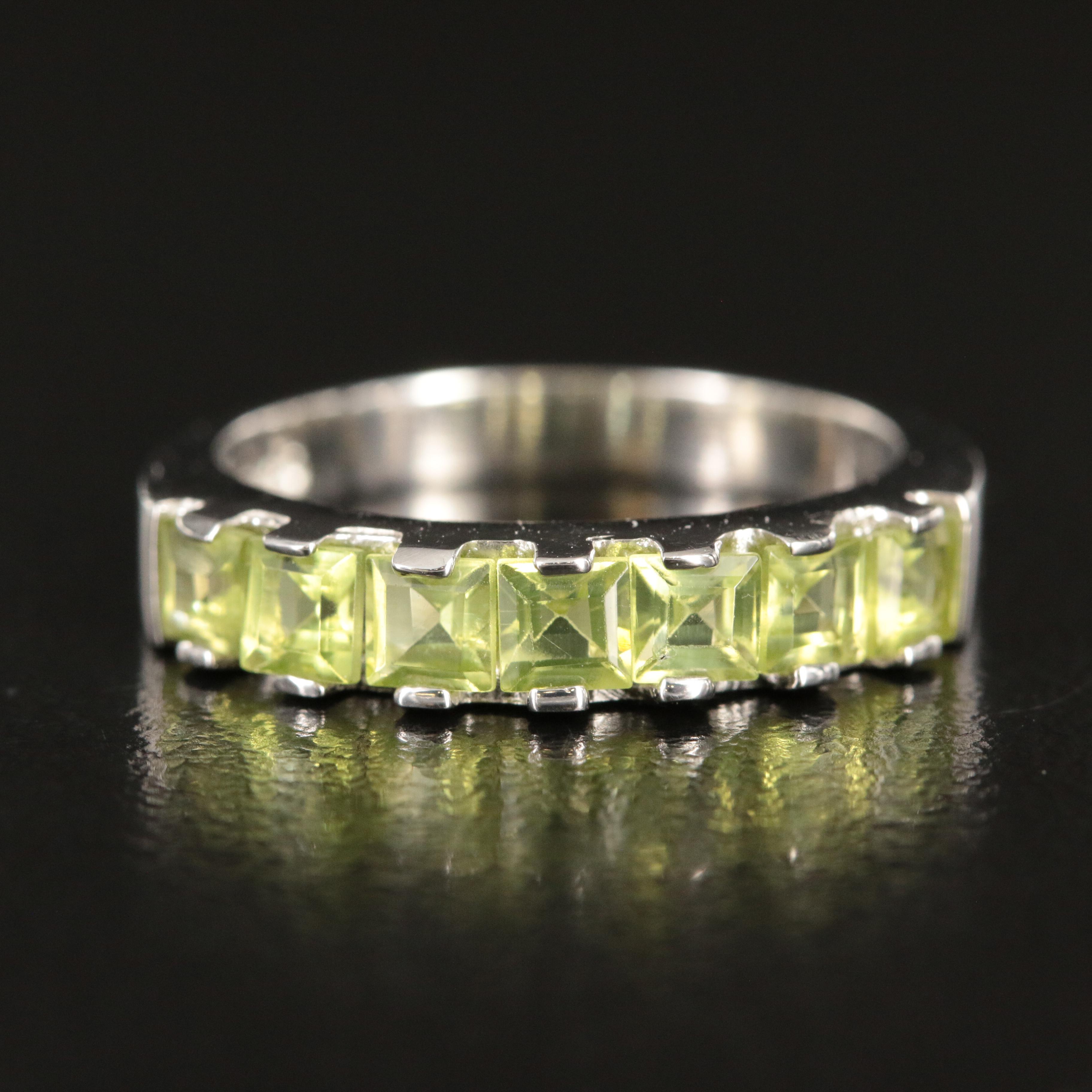 Sterling Peridot Ring