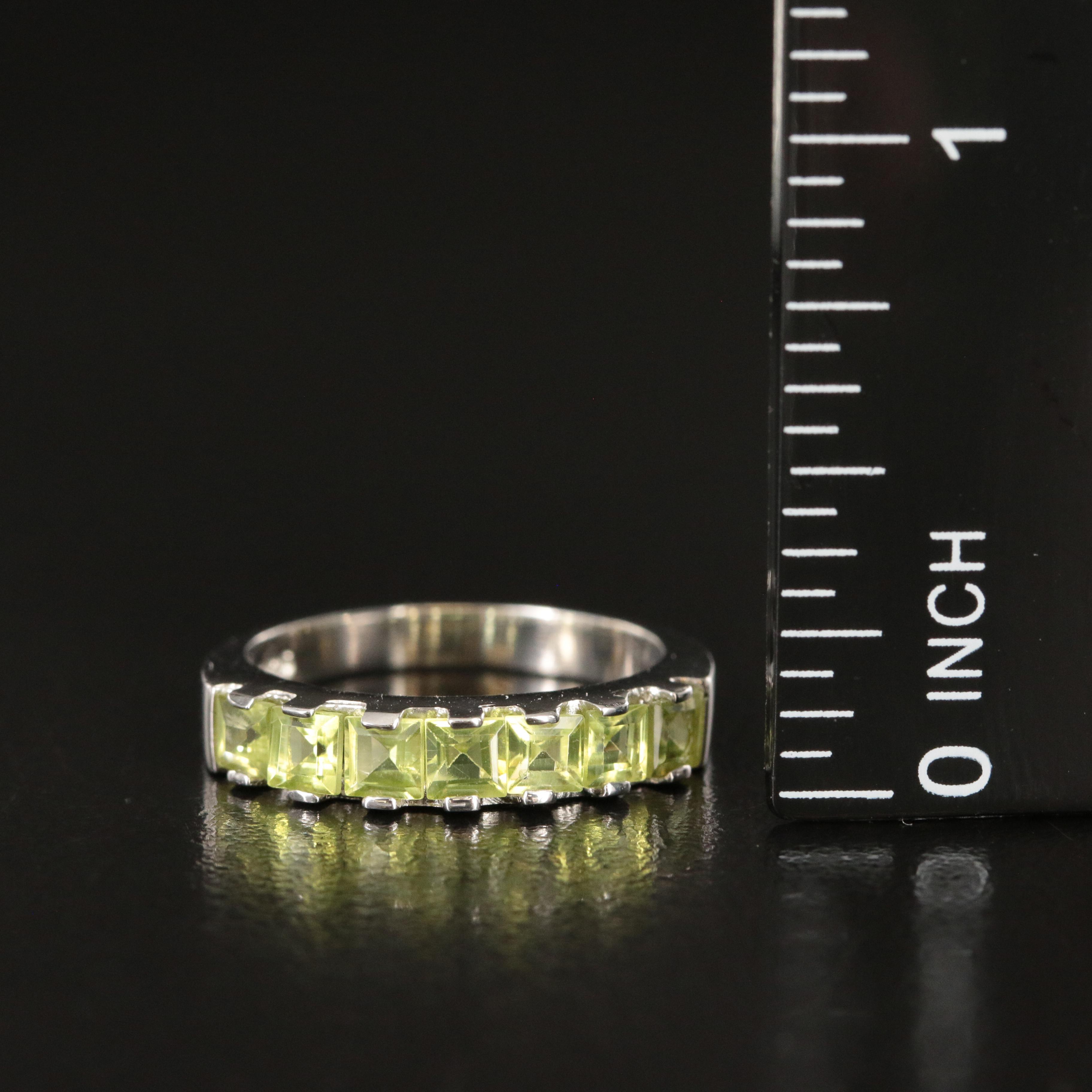 Sterling Peridot Ring