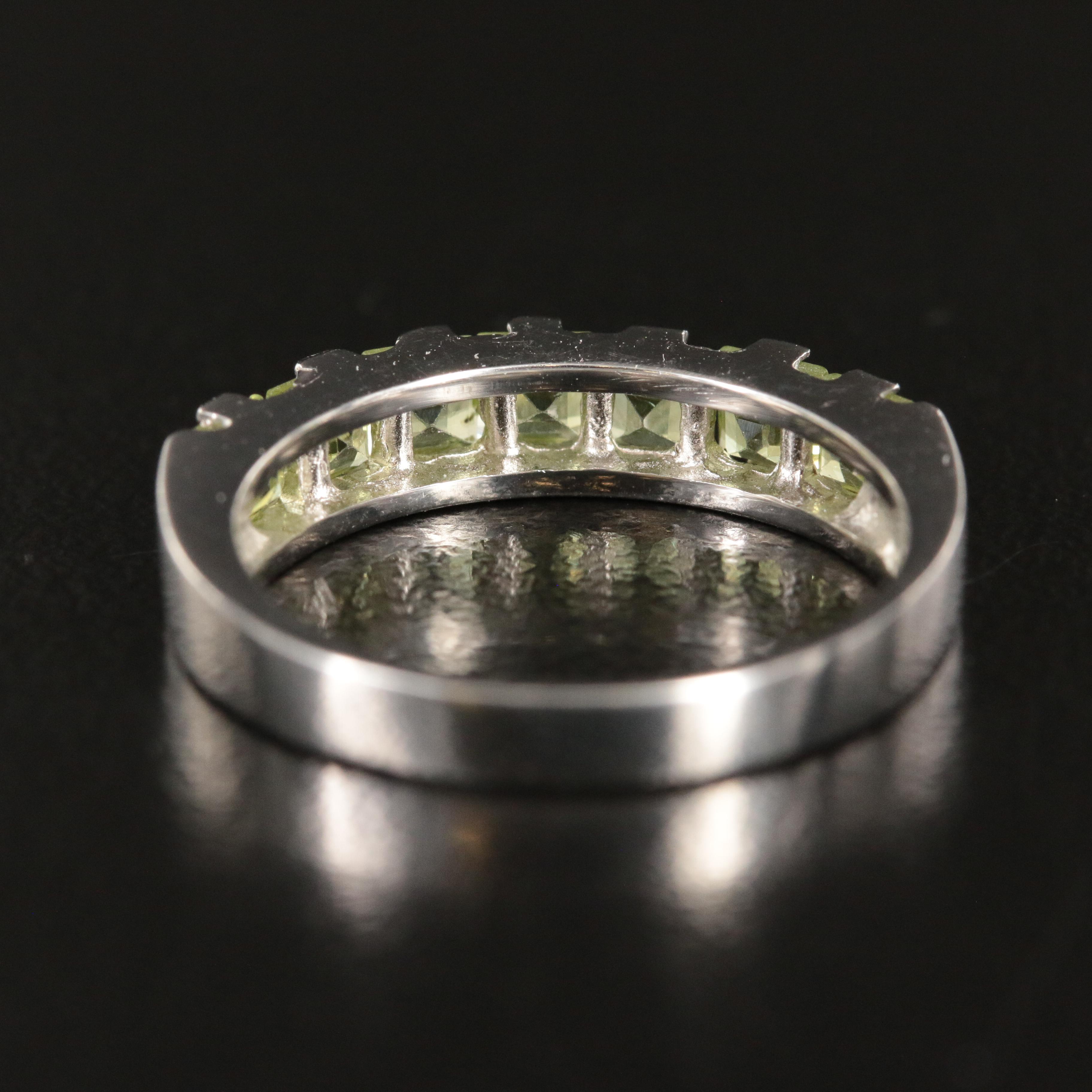 Sterling Peridot Ring