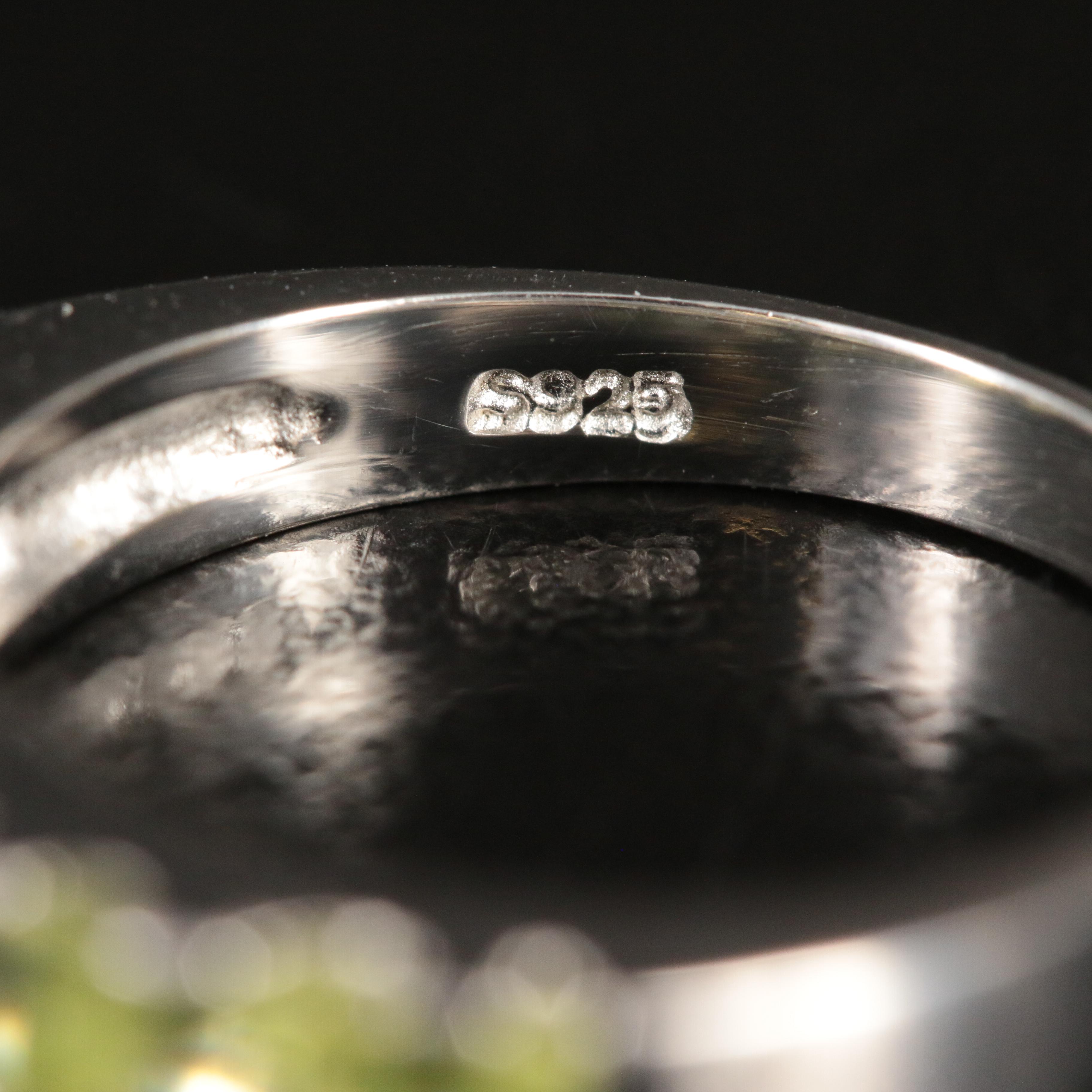 Sterling Peridot Ring