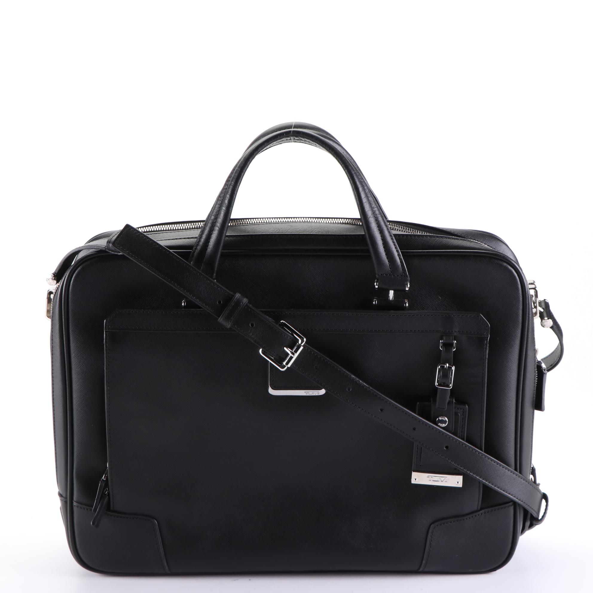 Tumi Astor Ansonia Zip Top Briefcase and Tumi Travel Kit