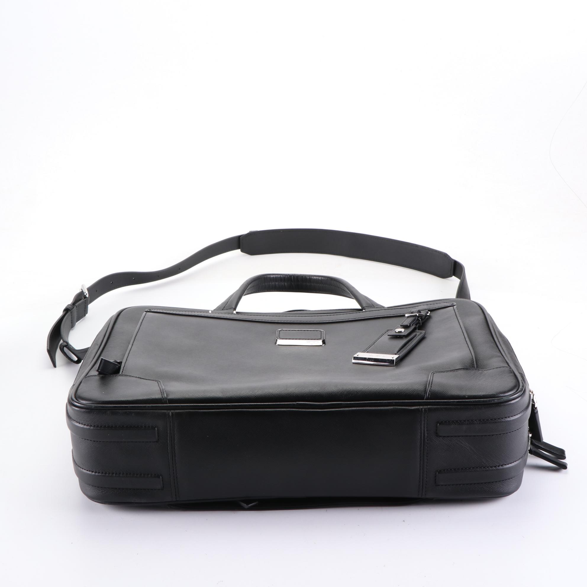 Tumi Astor Ansonia Zip Top Briefcase and Tumi Travel Kit