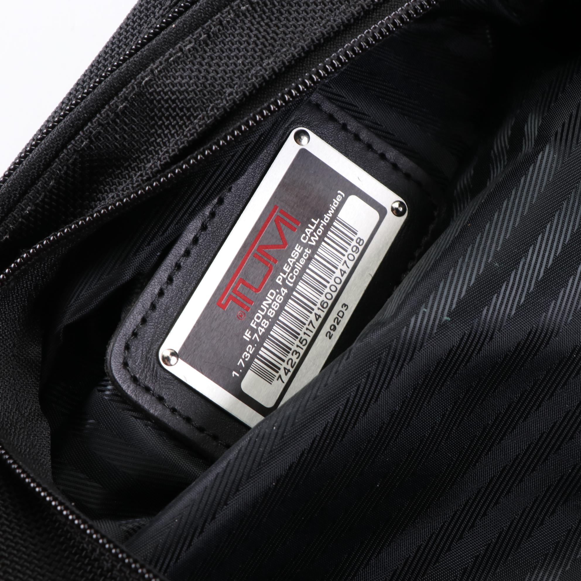 Tumi Astor Ansonia Zip Top Briefcase and Tumi Travel Kit