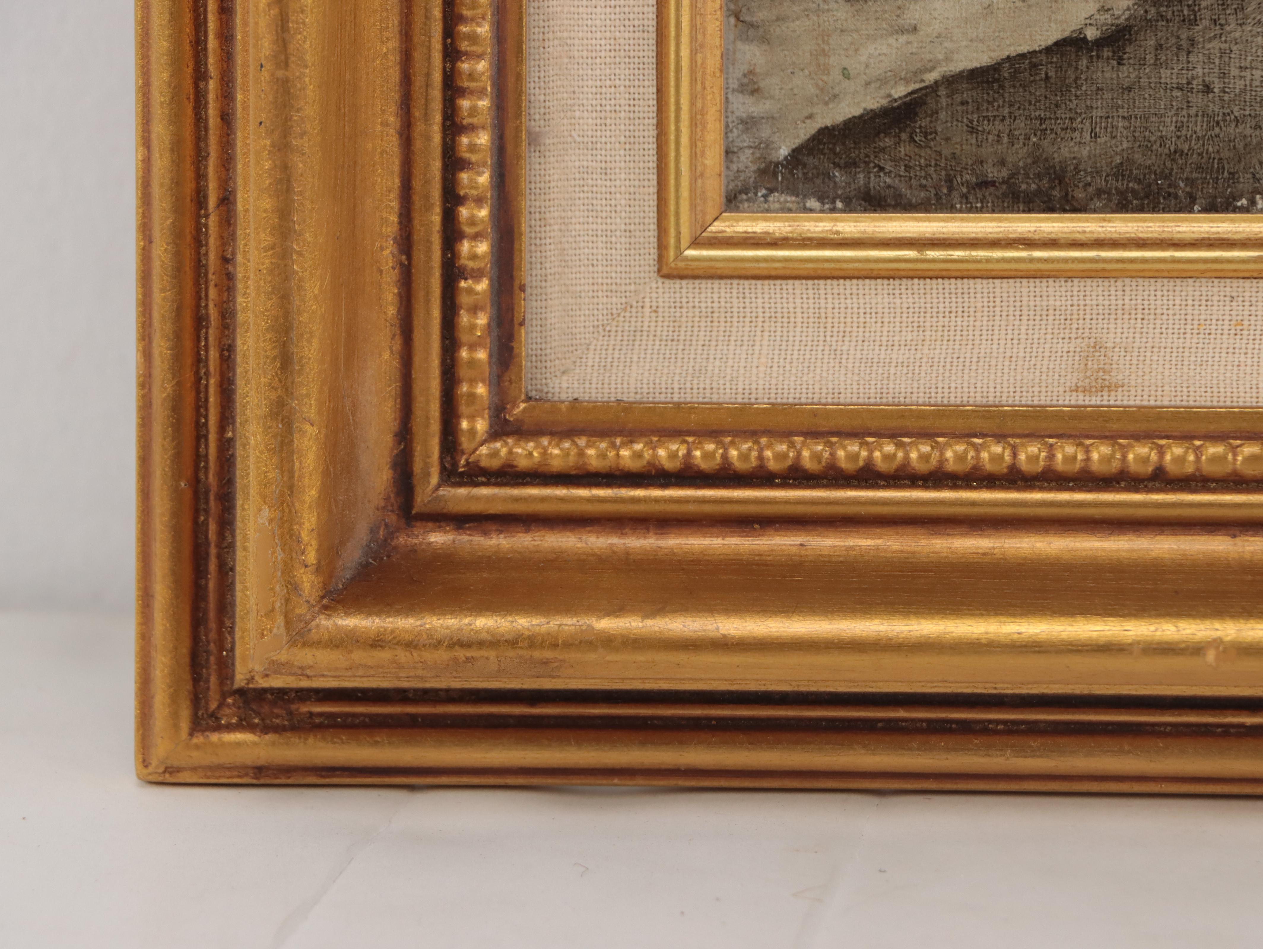 G. Molenaar Oil Painting "Amsterdam II," 1962