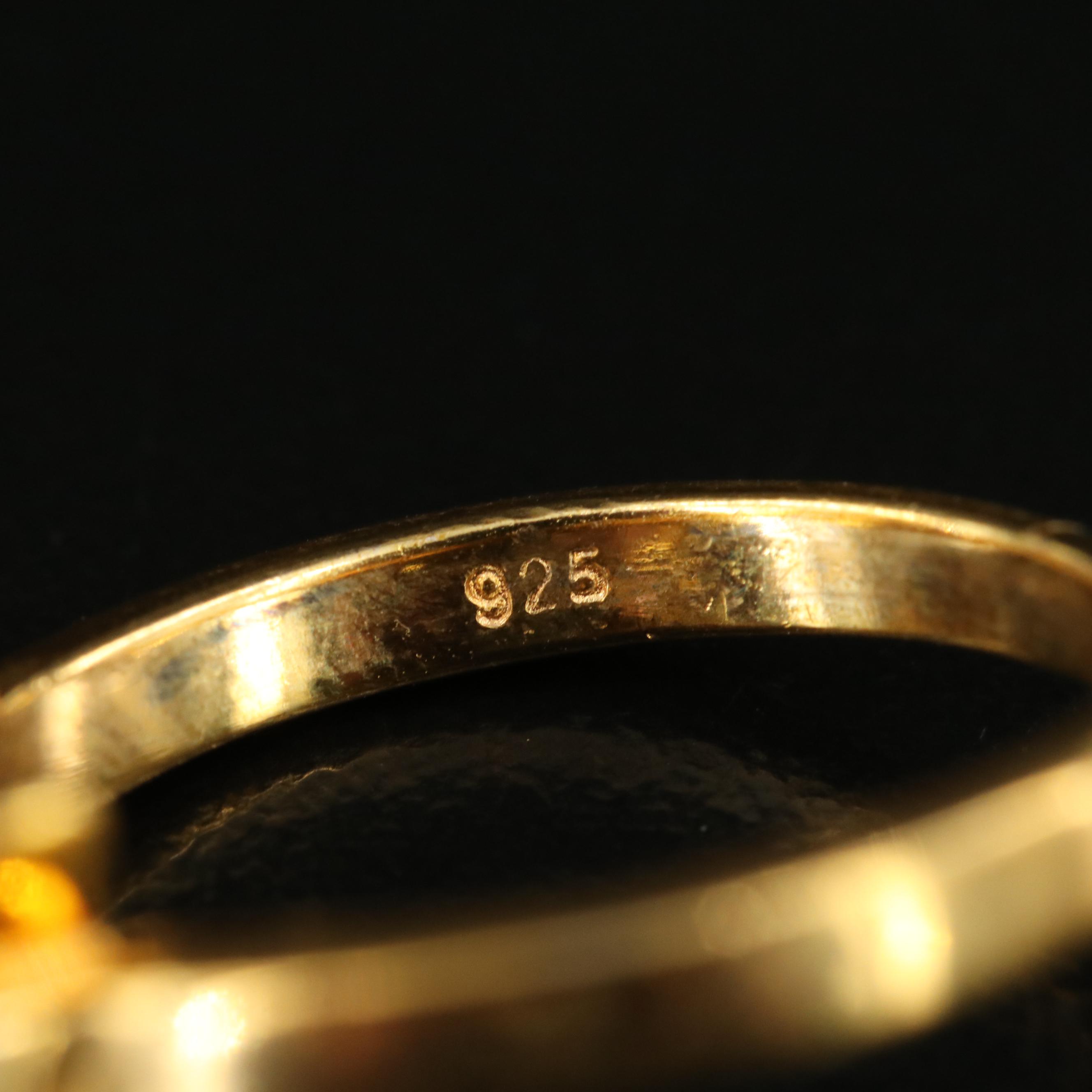 Sterling Amethyst Zig-Zag Ring