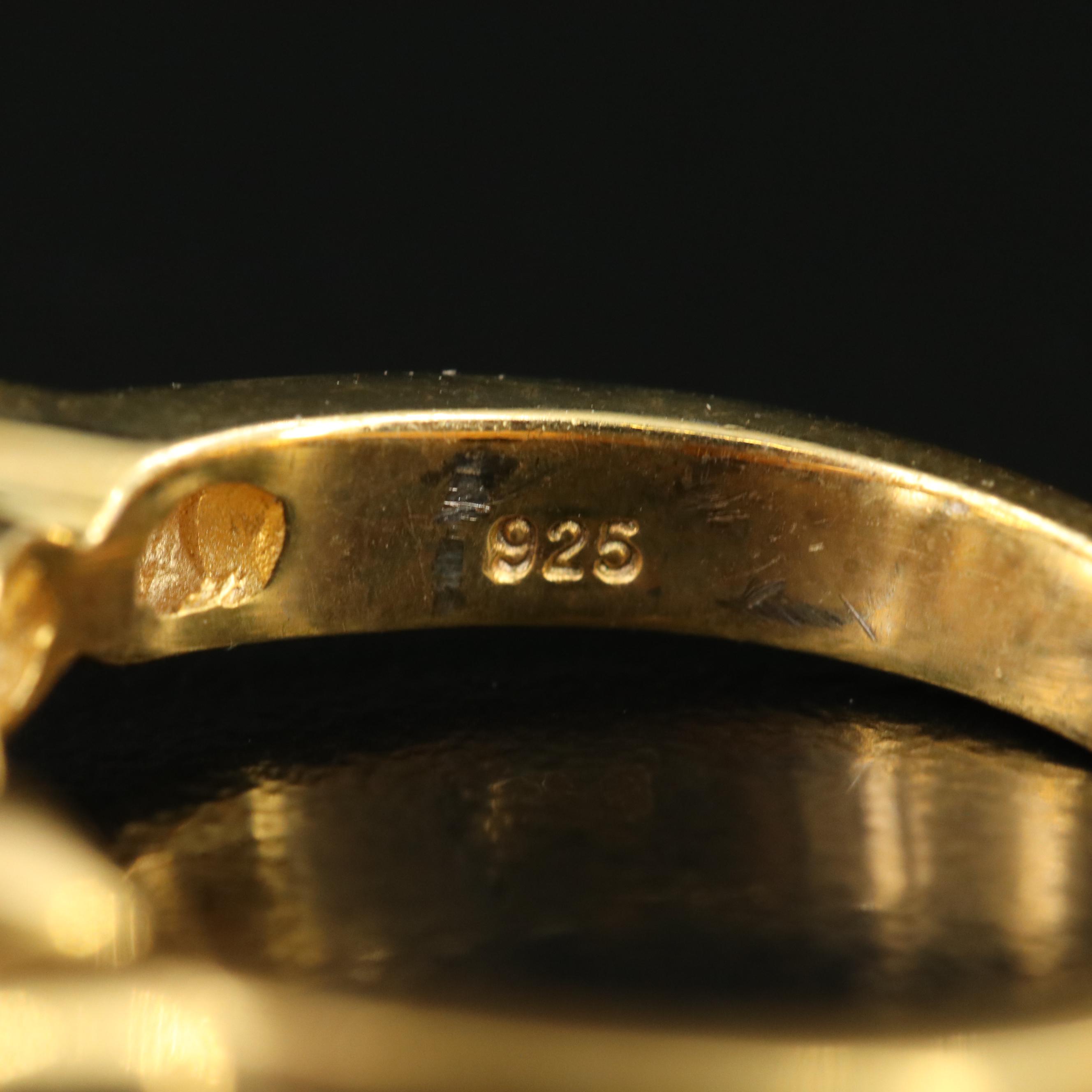 Sterling Citrine Ring