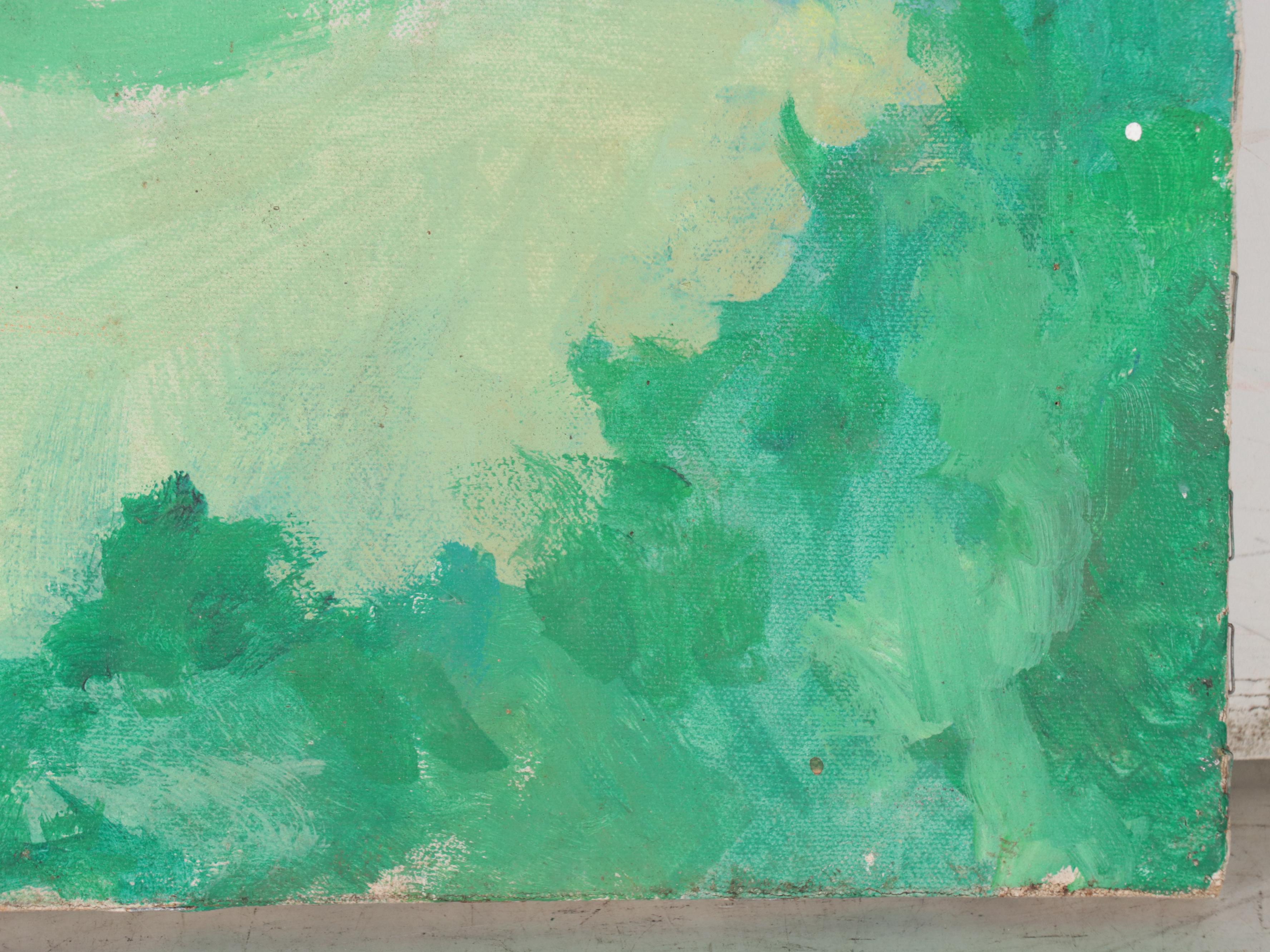 Oil Painting of Sitting Female Portrait