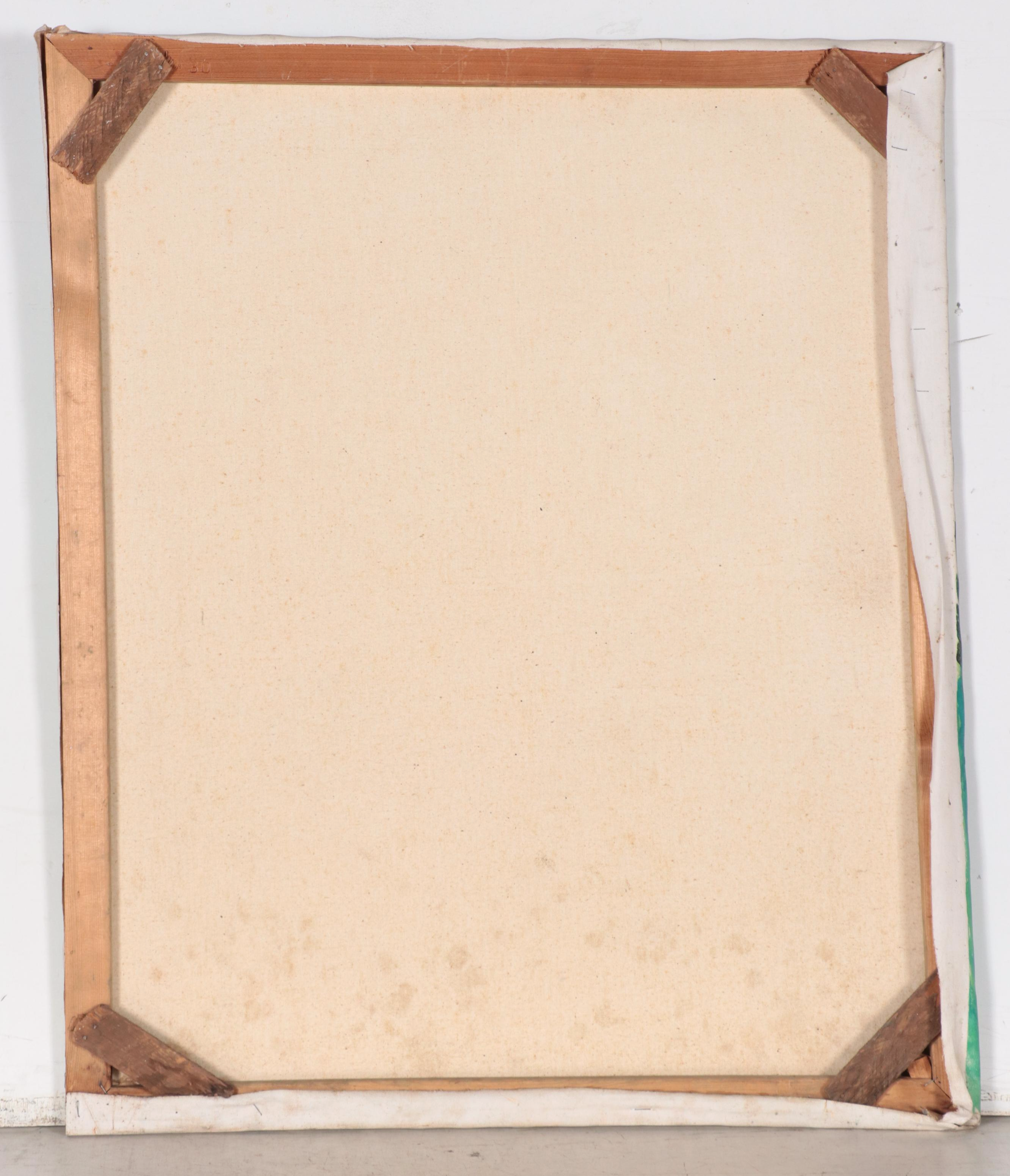 Oil Painting of Sitting Female Portrait