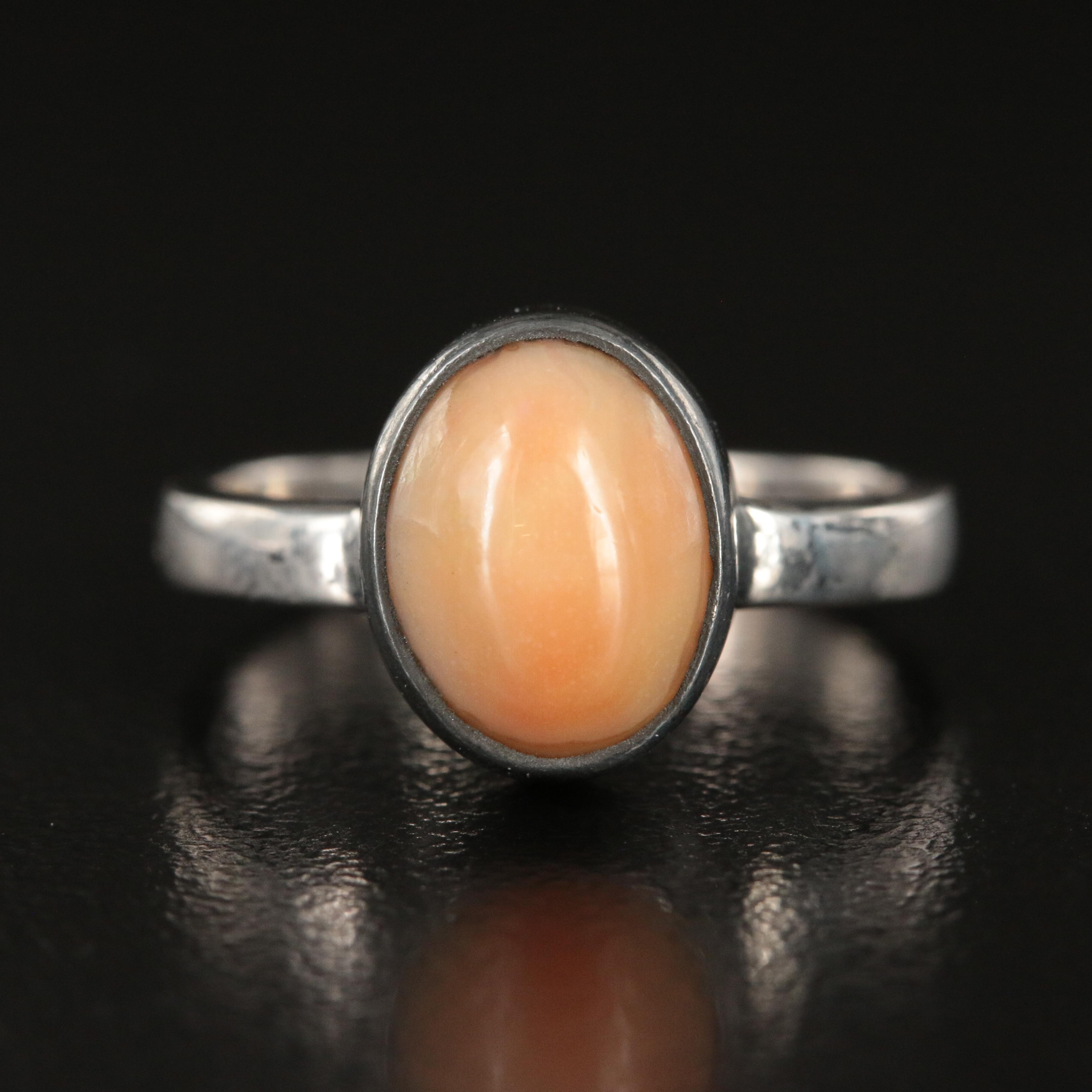 Sterling Opal Ring