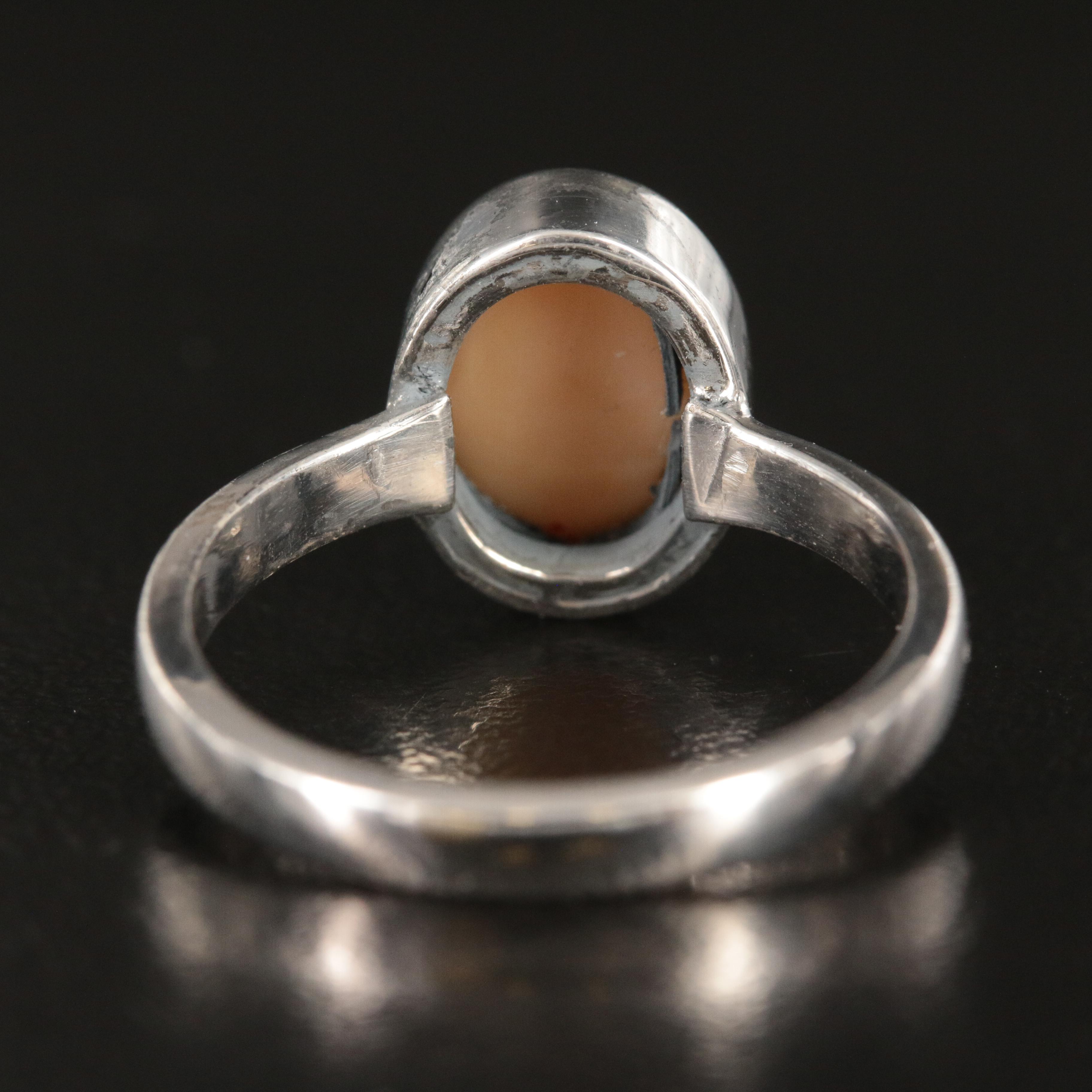 Sterling Opal Ring