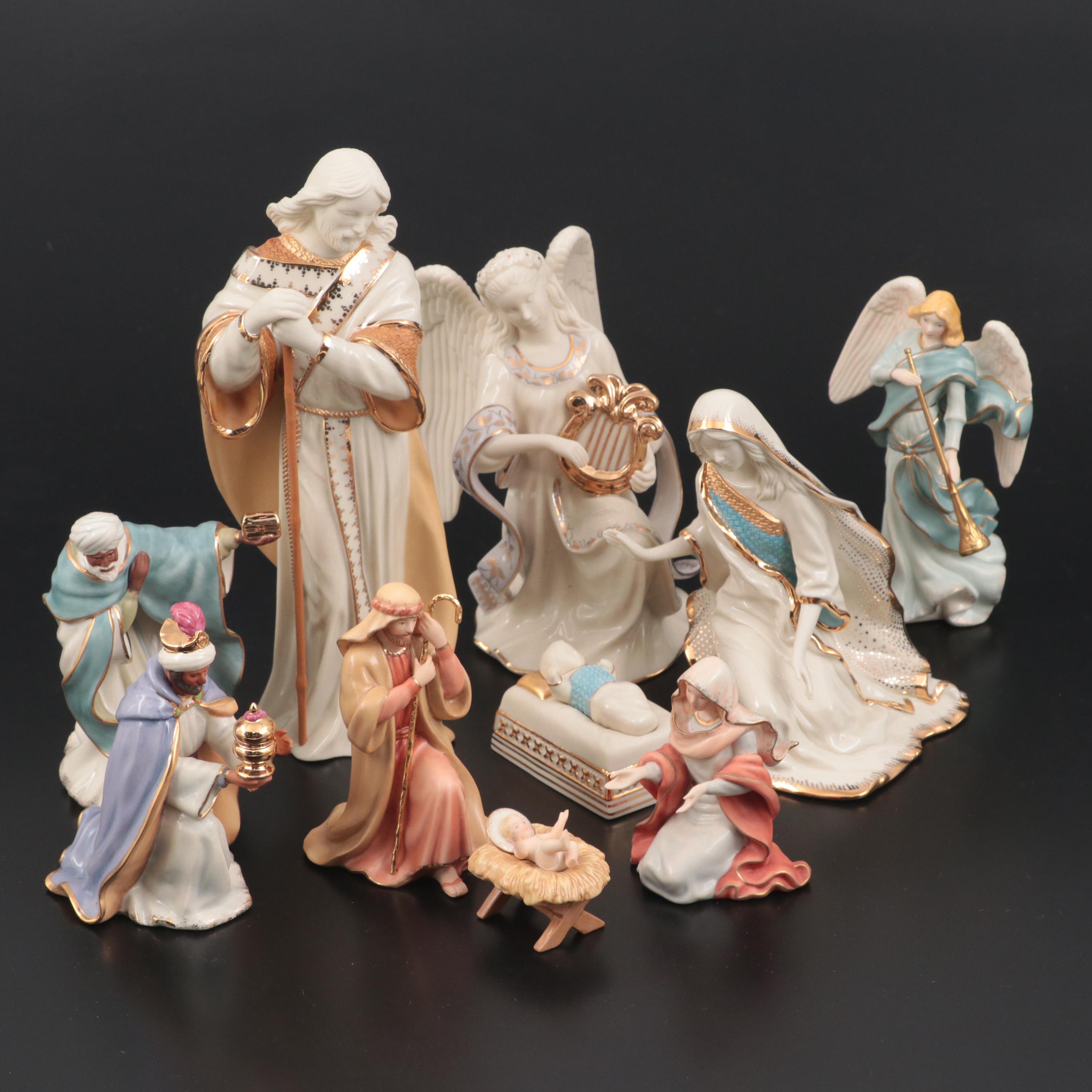 "First Blessing" and Other Lenox Nativity Figurines