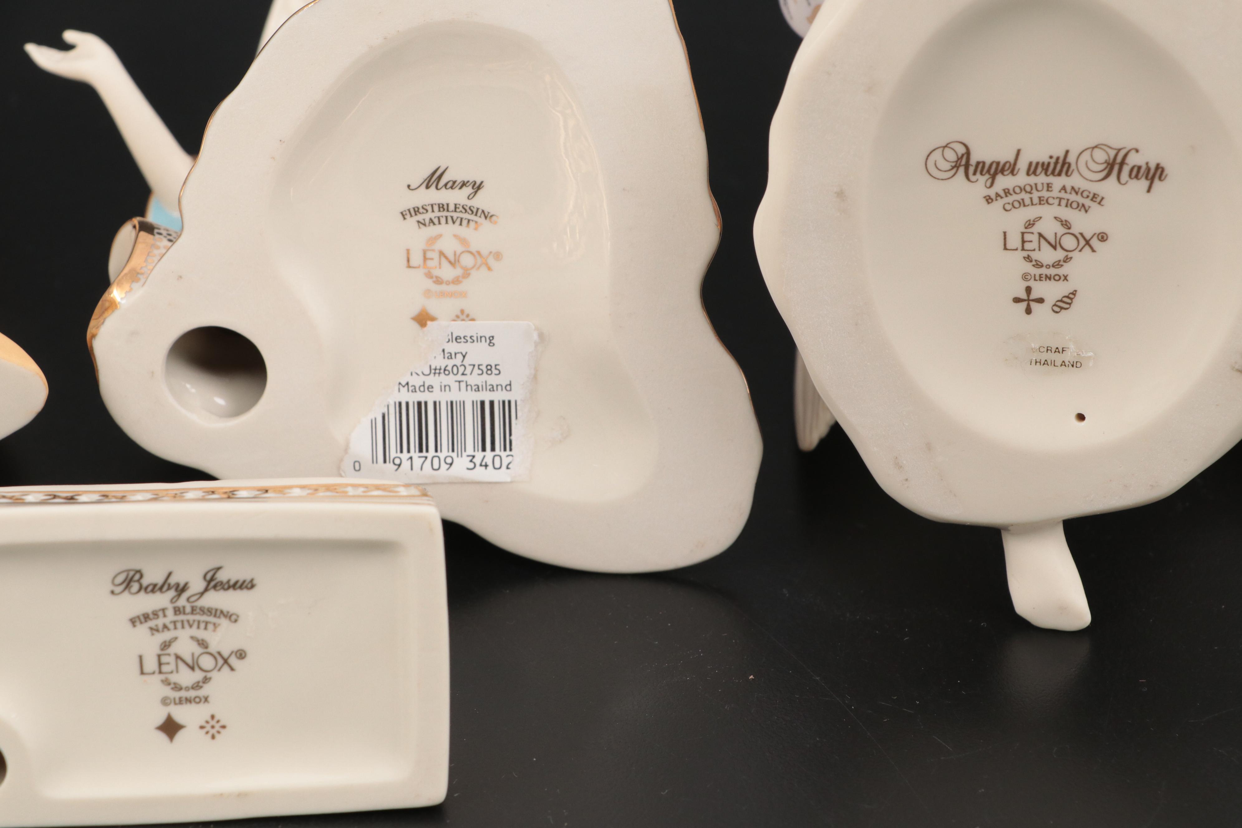 "First Blessing" and Other Lenox Nativity Figurines