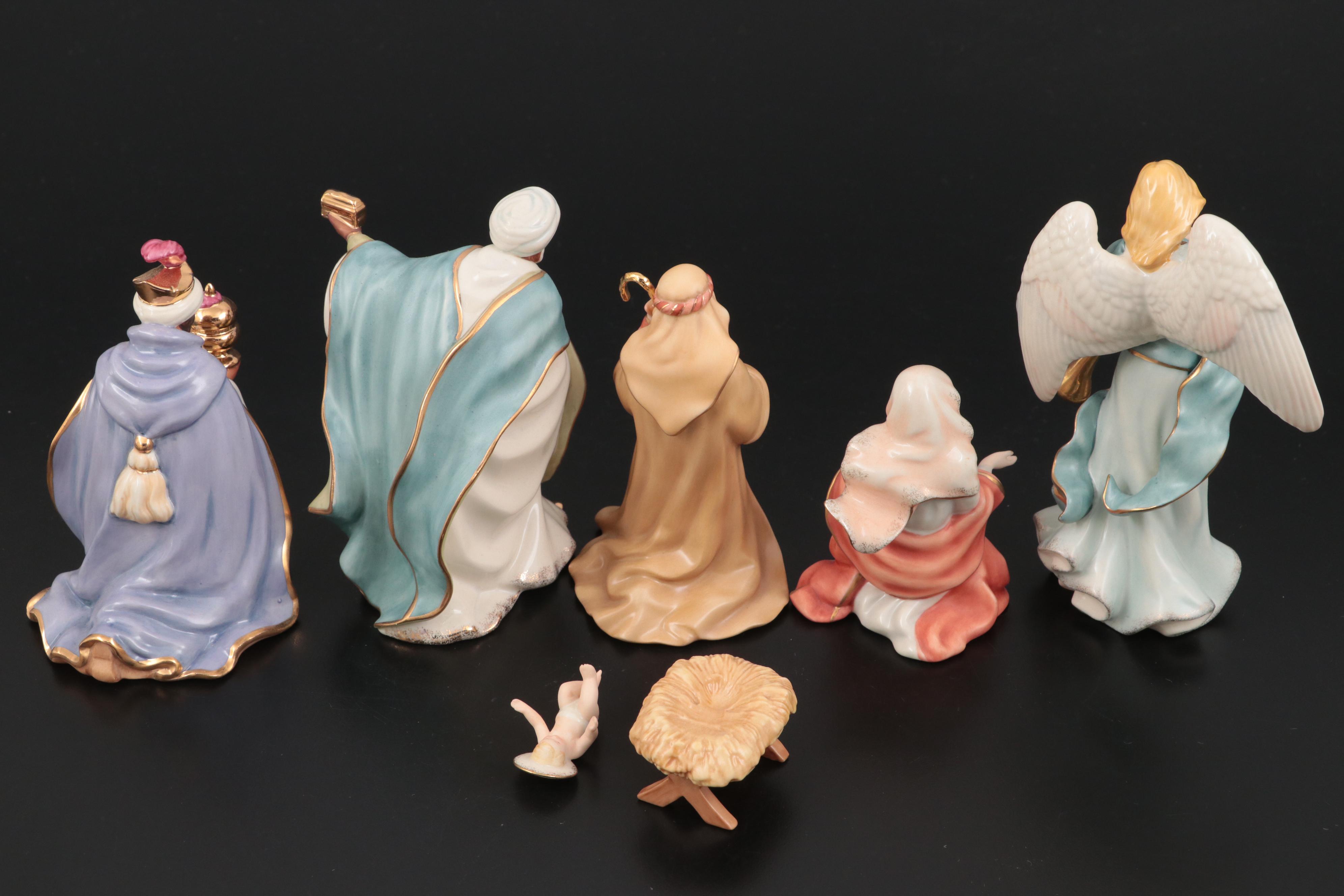"First Blessing" and Other Lenox Nativity Figurines