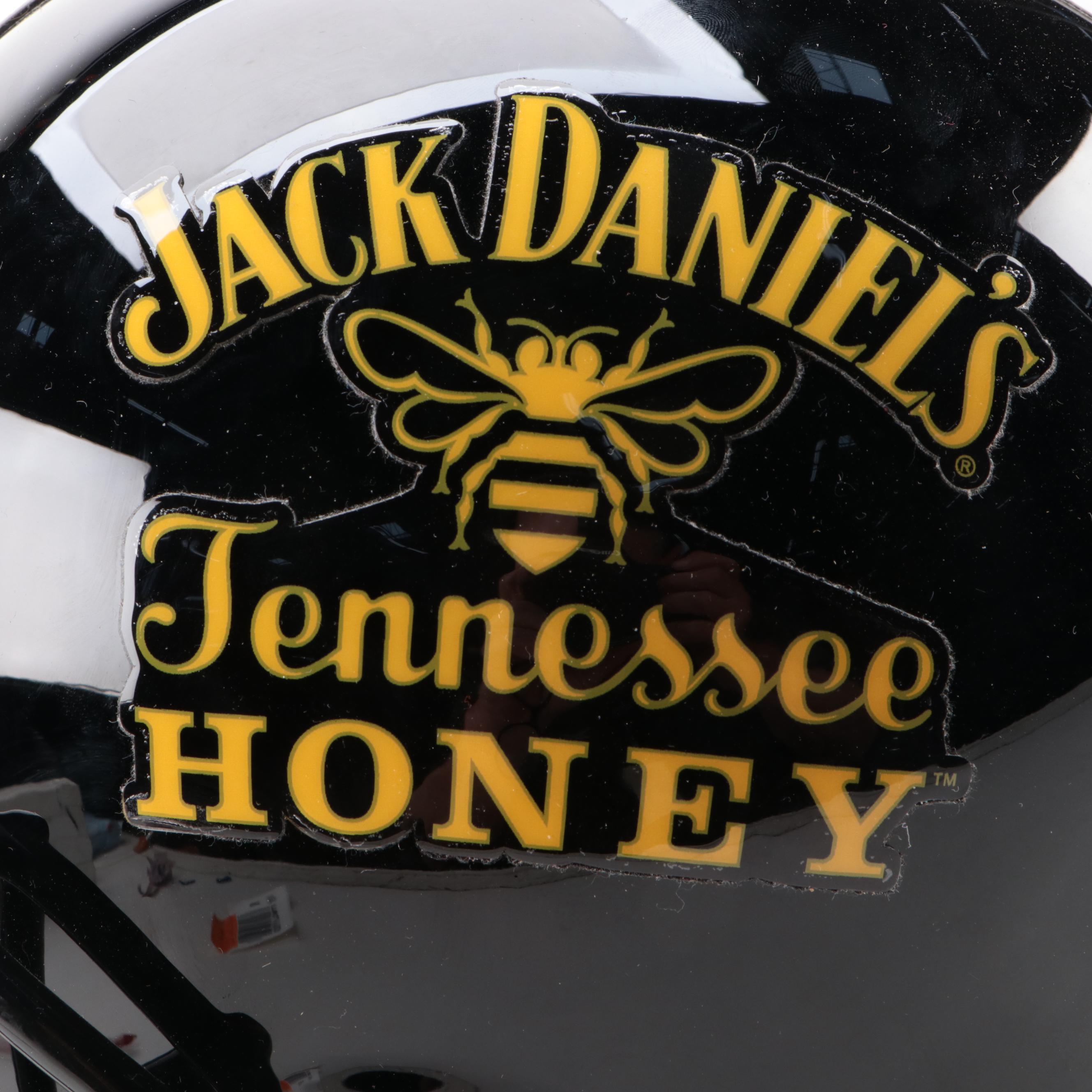 Jack Daniel's Tennessee Honey and Fire Riddell Decorative Replica Helmet