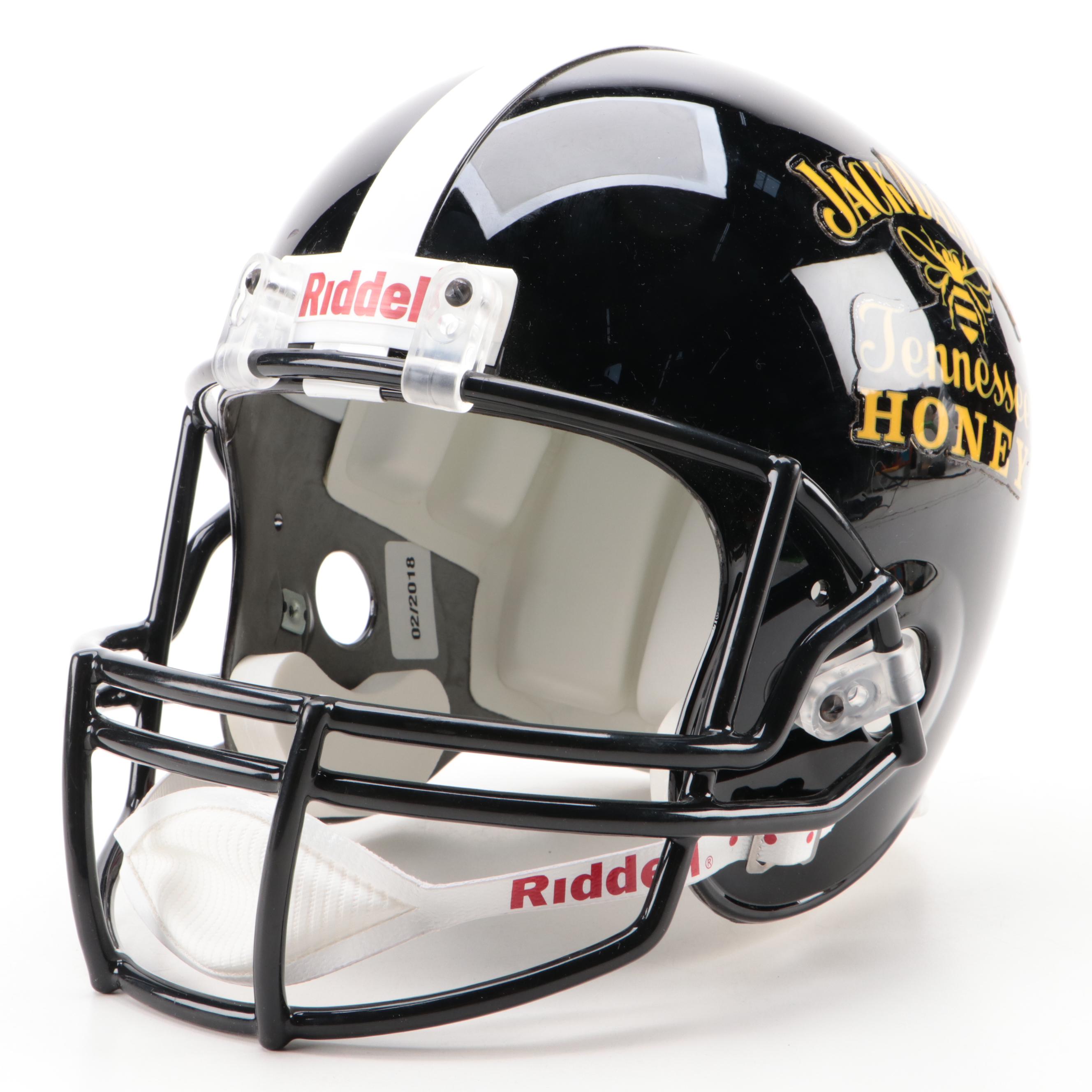 Jack Daniel's Tennessee Honey and Fire Riddell Decorative Replica Helmet