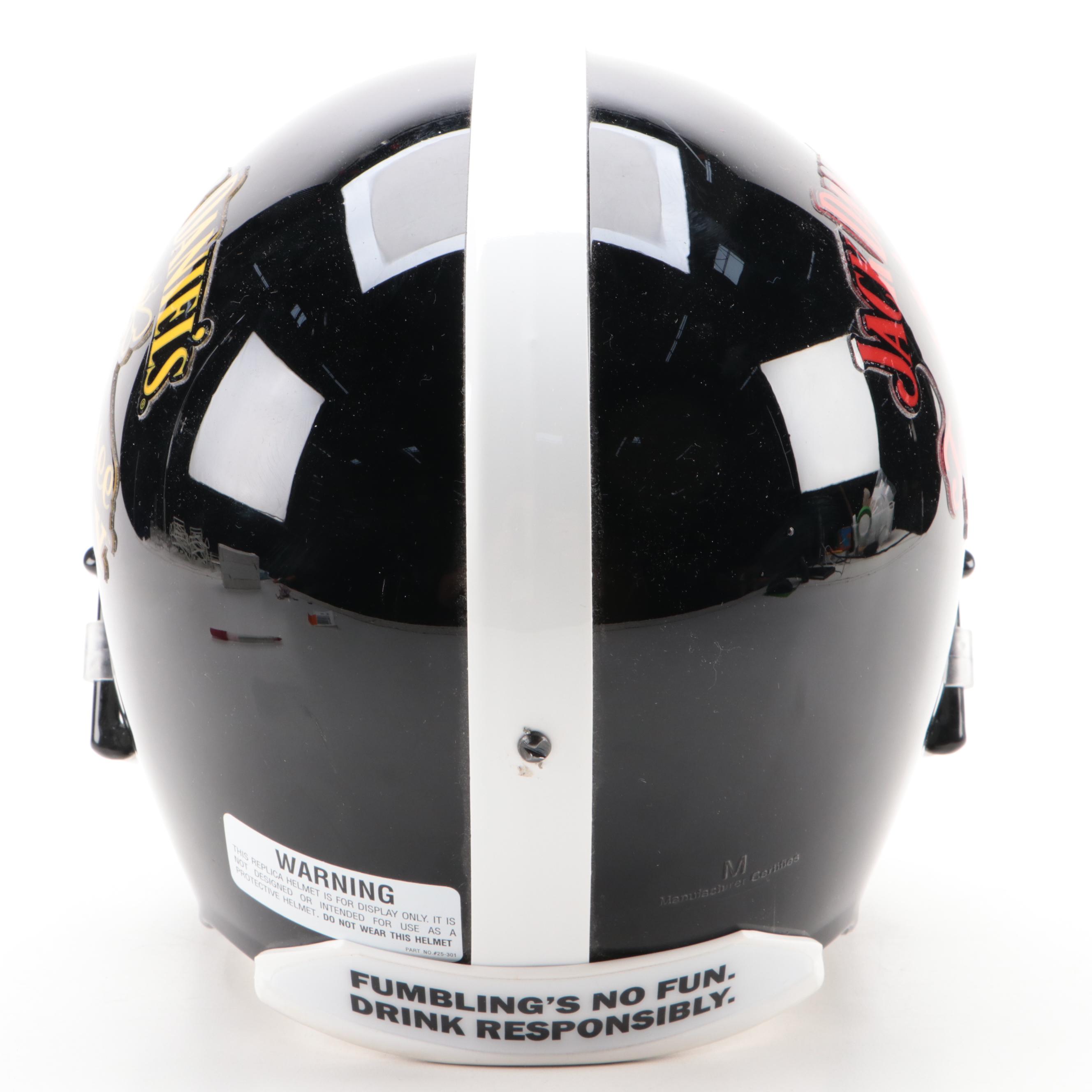 Jack Daniel's Tennessee Honey and Fire Riddell Decorative Replica Helmet