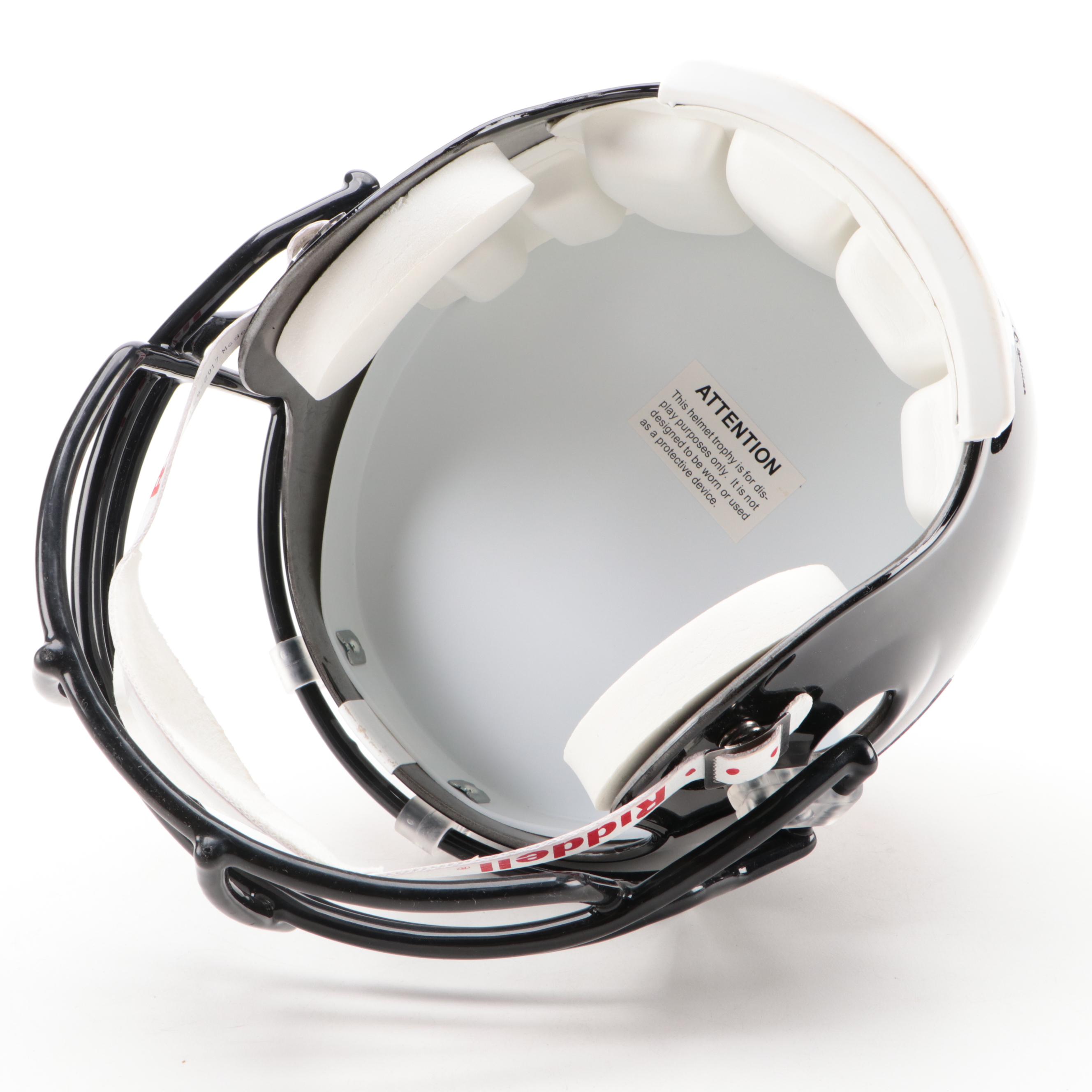 Jack Daniel's Tennessee Honey and Fire Riddell Decorative Replica Helmet