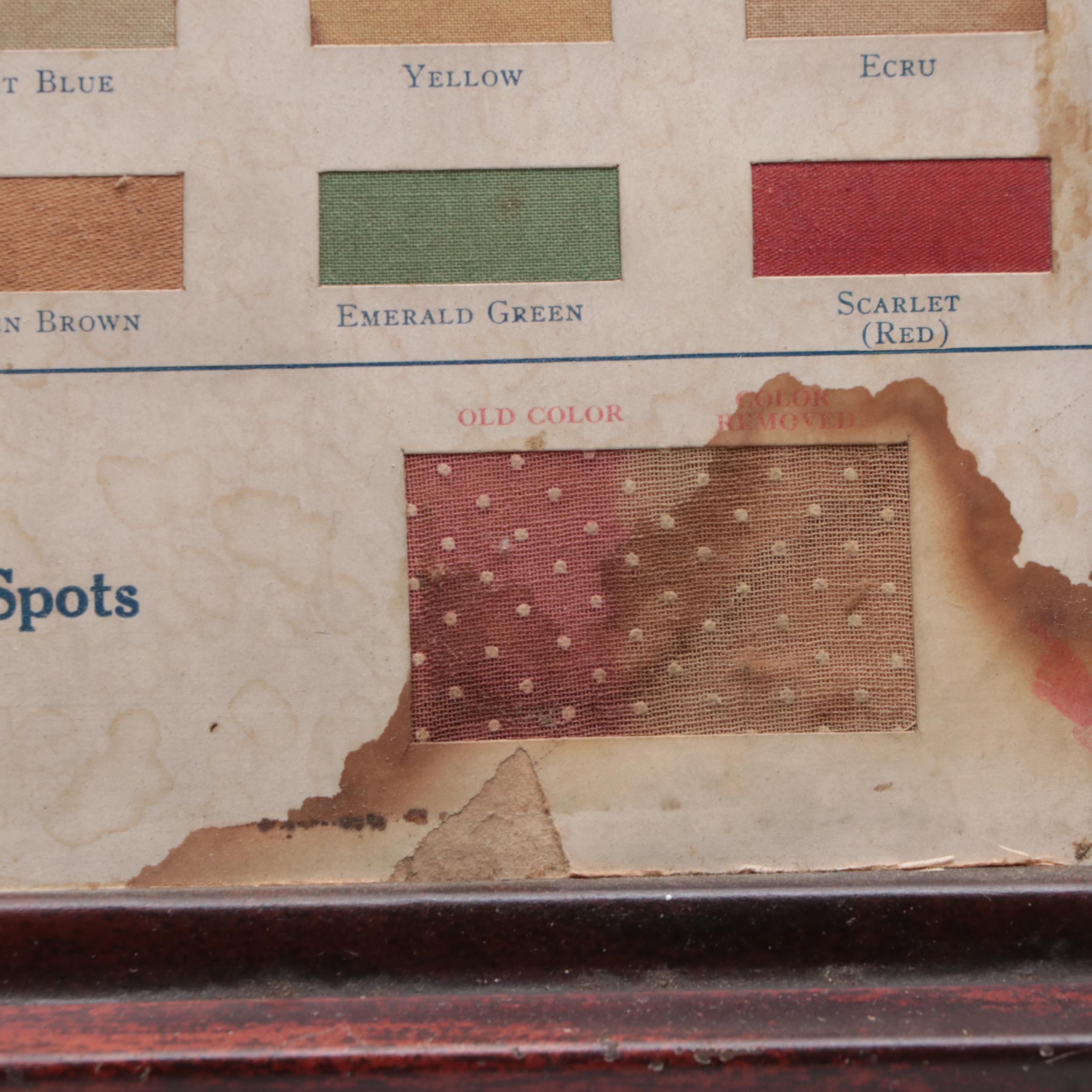 Rit Fabric Dye Advertising Store Display Cabinet, Early 20th Century