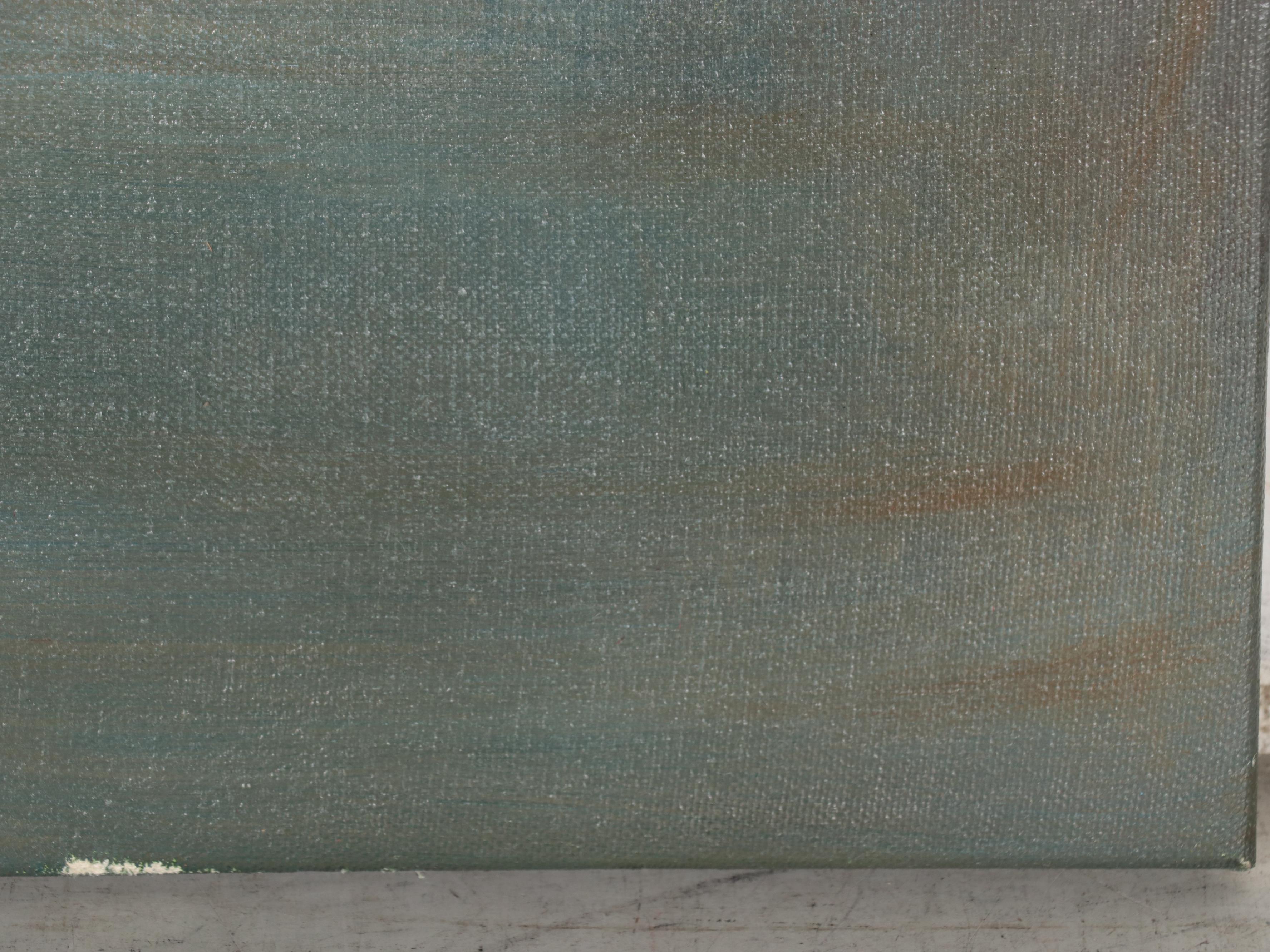 Large-Scale Oil Painting After Mark Rothko "Untitled (Black on Grey)"