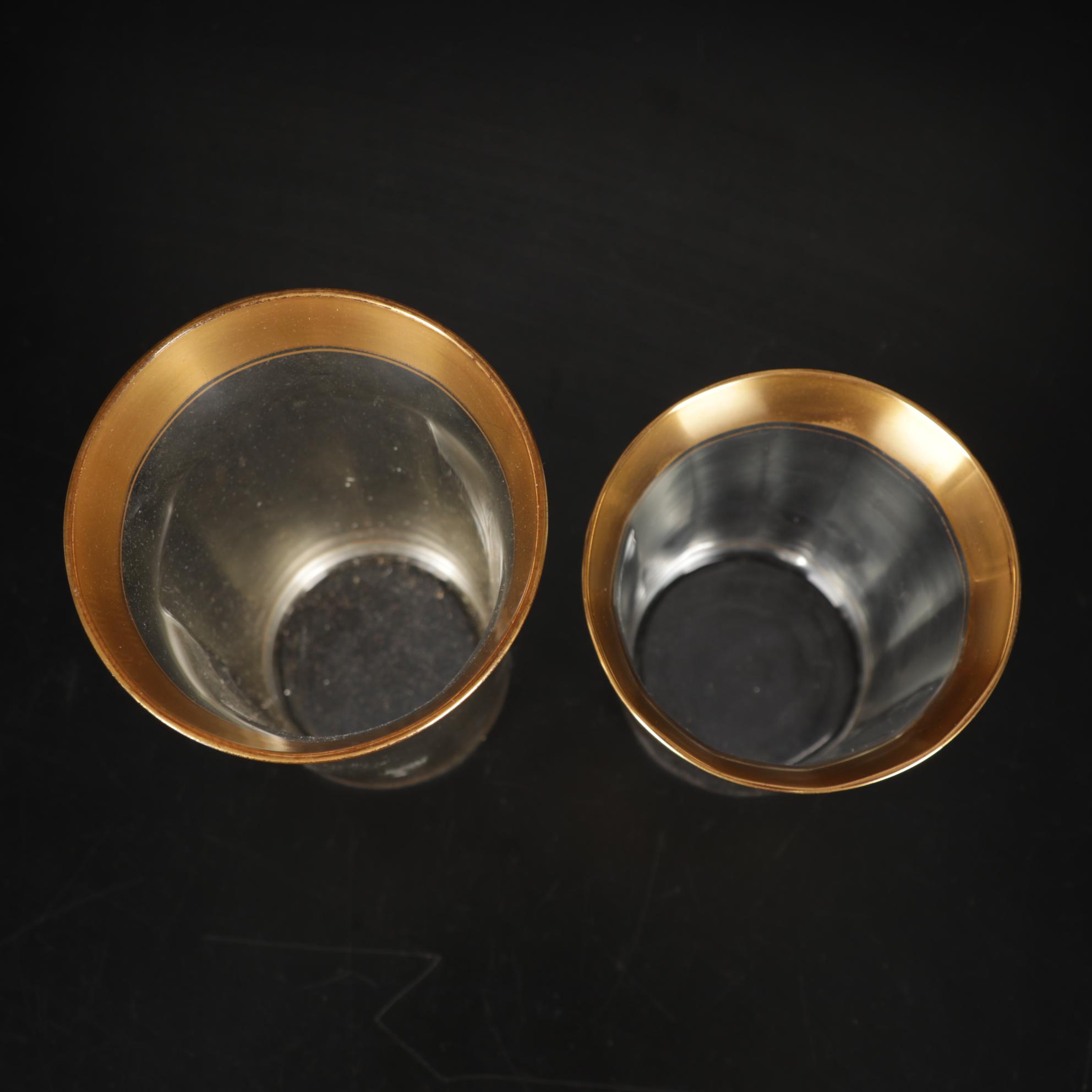 Tiffin Glassware with Pyrex "Golden Hearts" and "Early American" Bakeware