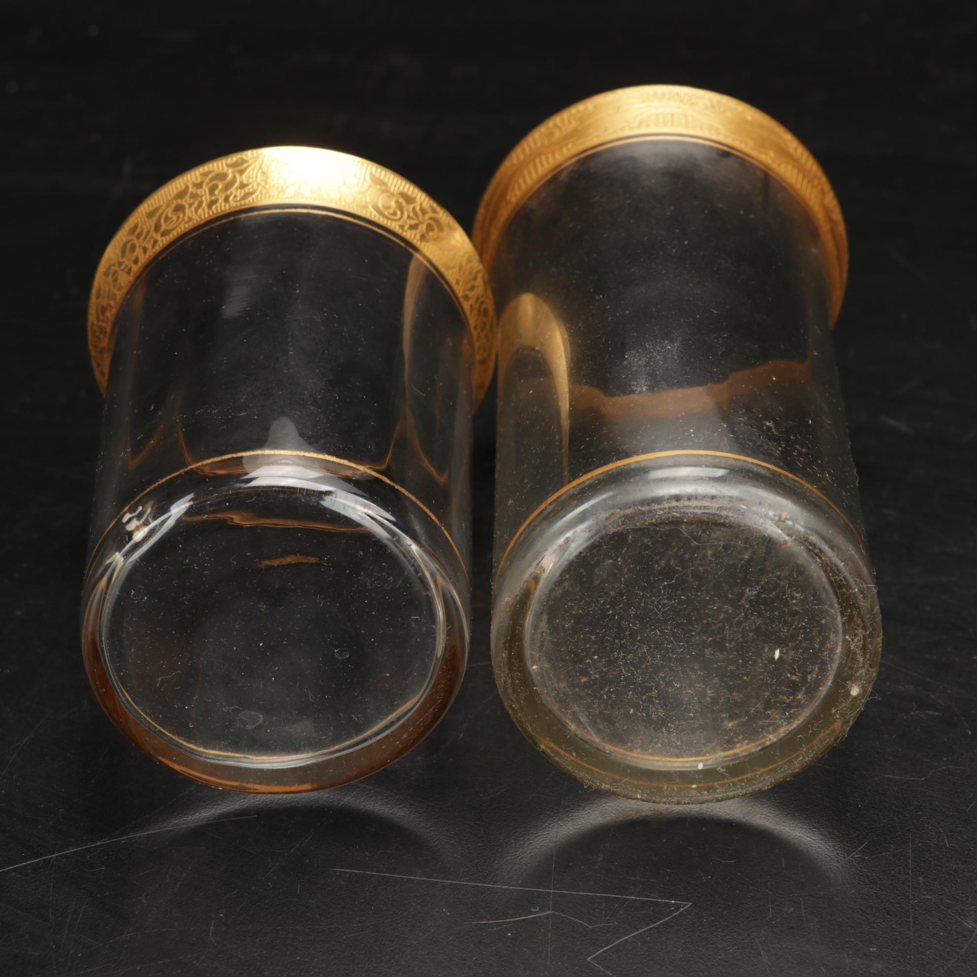 Tiffin Glassware with Pyrex "Golden Hearts" and "Early American" Bakeware