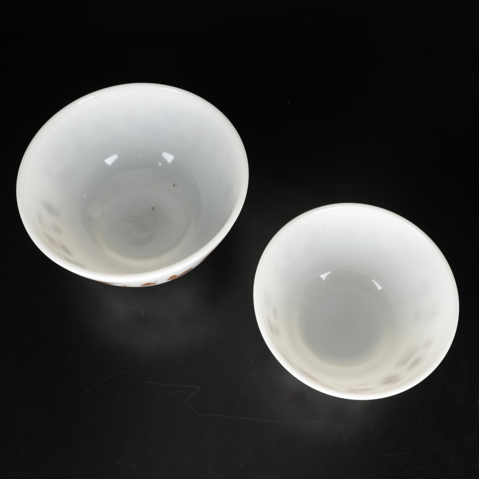 Tiffin Glassware with Pyrex "Golden Hearts" and "Early American" Bakeware