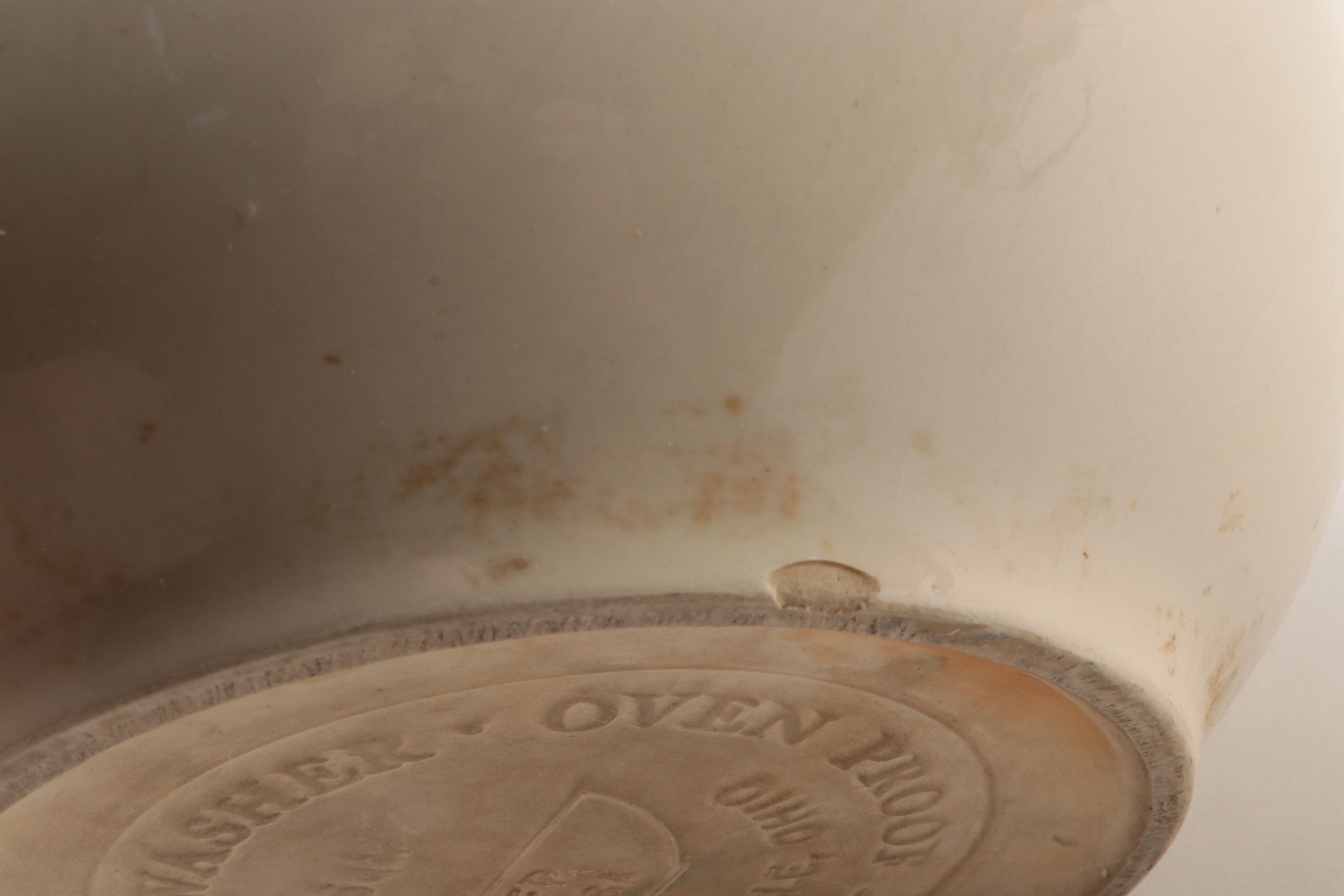 Friendship Pottery Stoneware Mixing Bowls, Late 20th Century