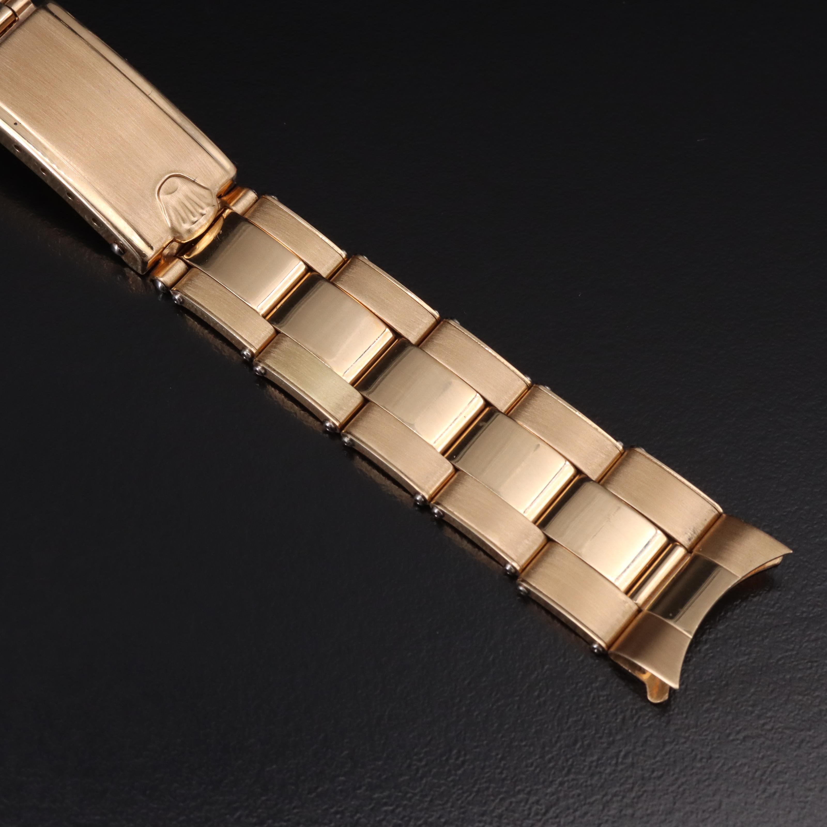1979 Rolex Oyster Rivet 14K Bracelet Made by U.S.A. C&I