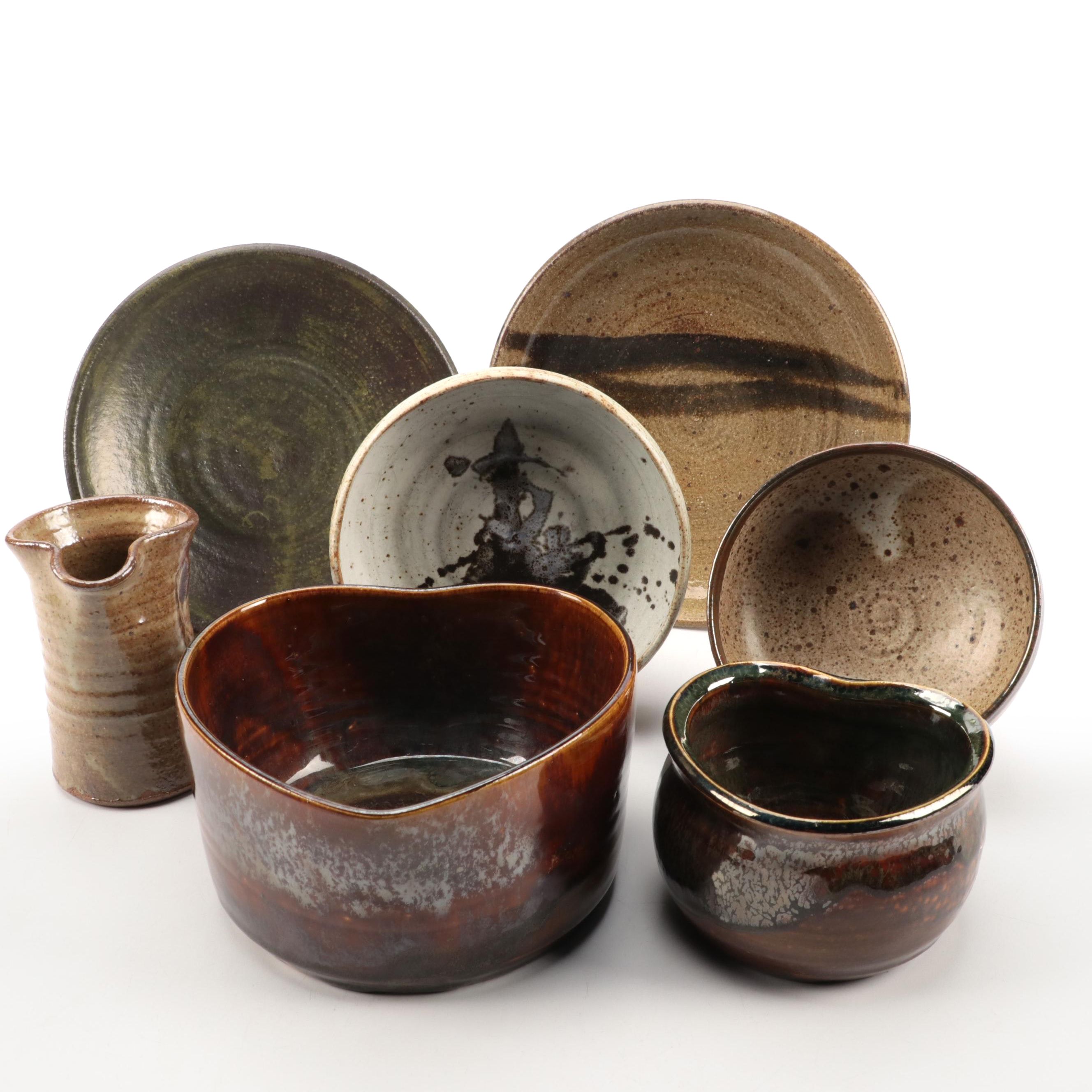 Bear Paw Pottery Handmade Ovenware with Other Studio Art Pottery Dishes