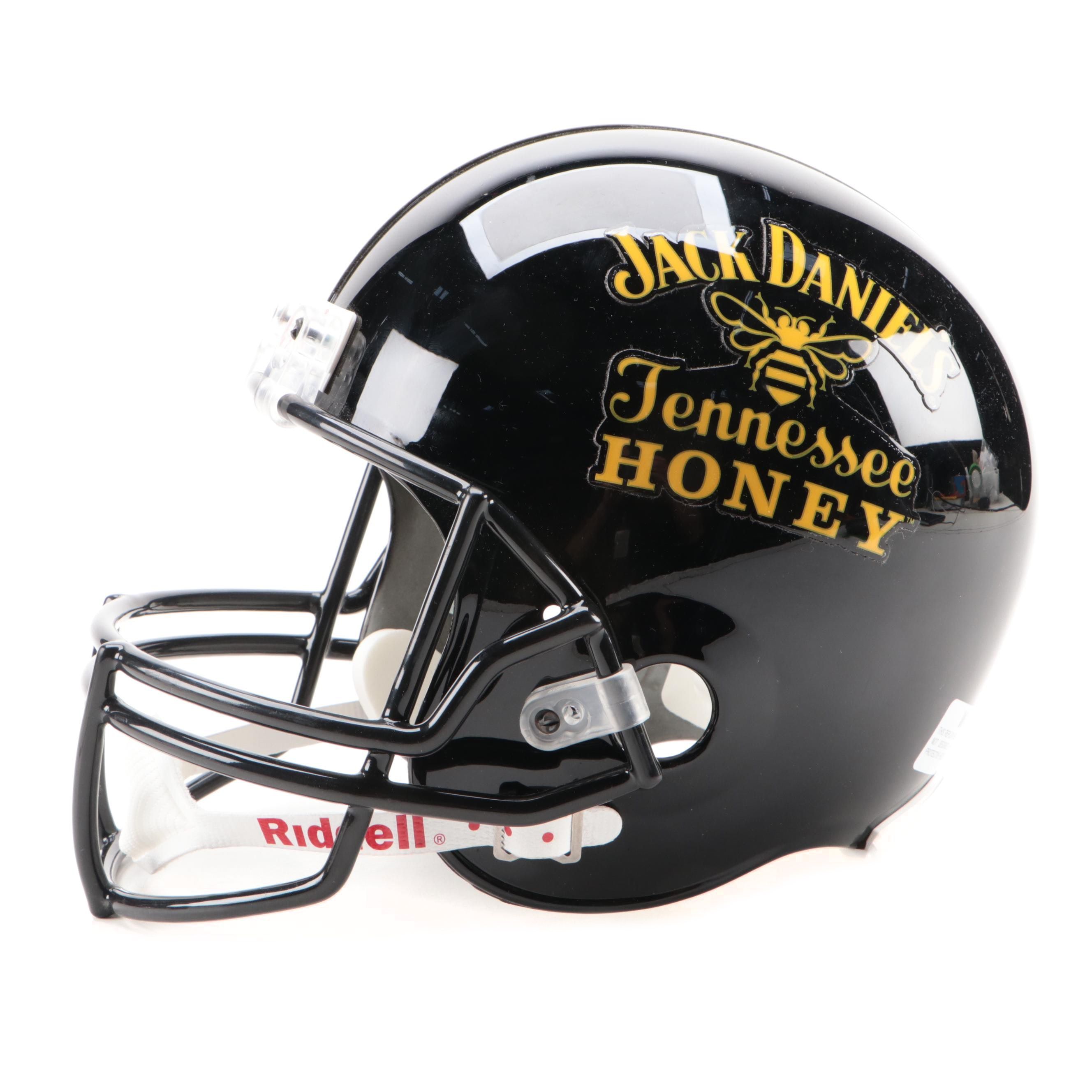 Jack Daniel's Tennessee Honey and Fire Riddell Decorative Replica Helmet