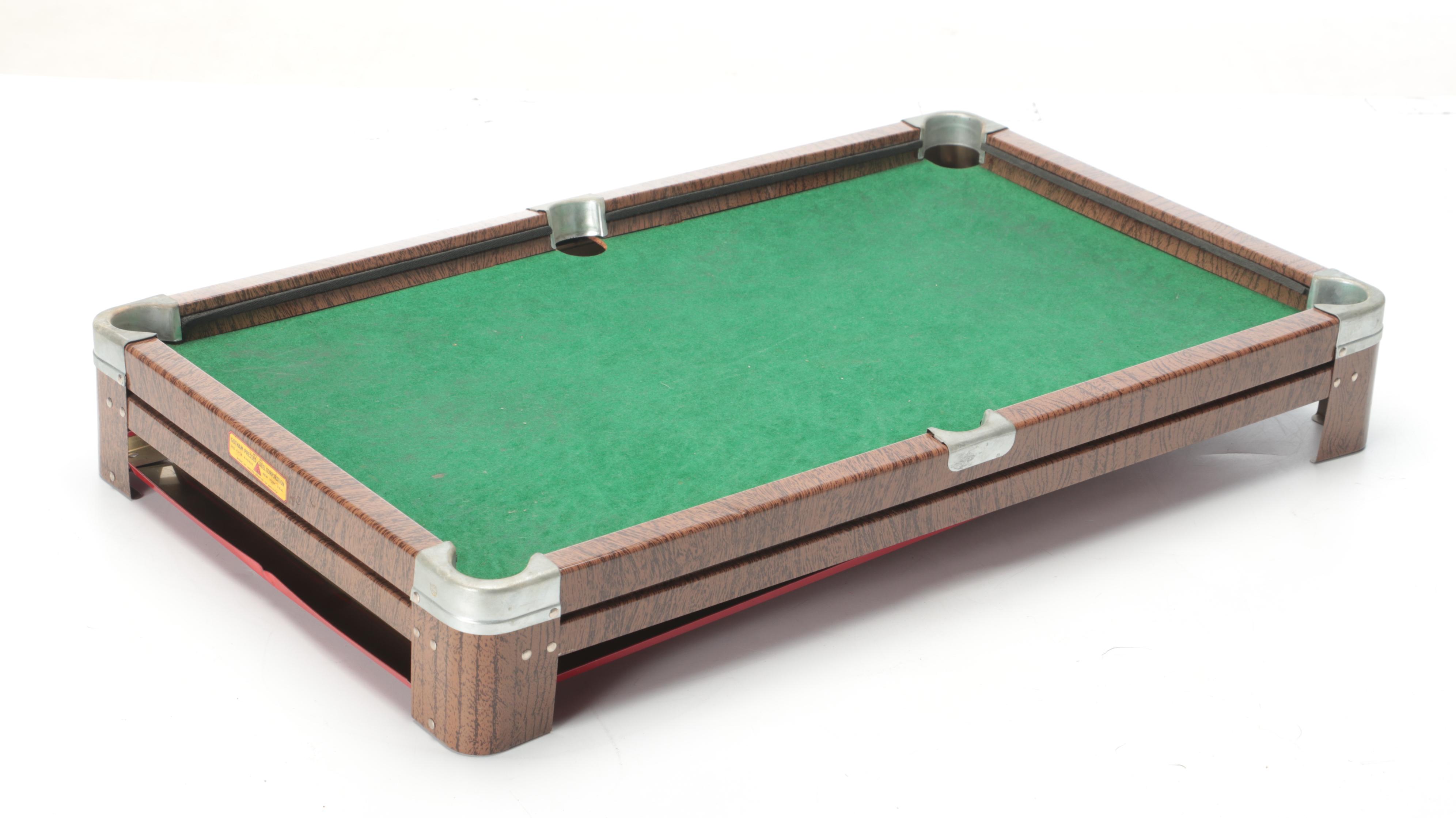 Gotham Pressed Steel Corp. Streamliner Table Top Pool Table, Mid-20th C.