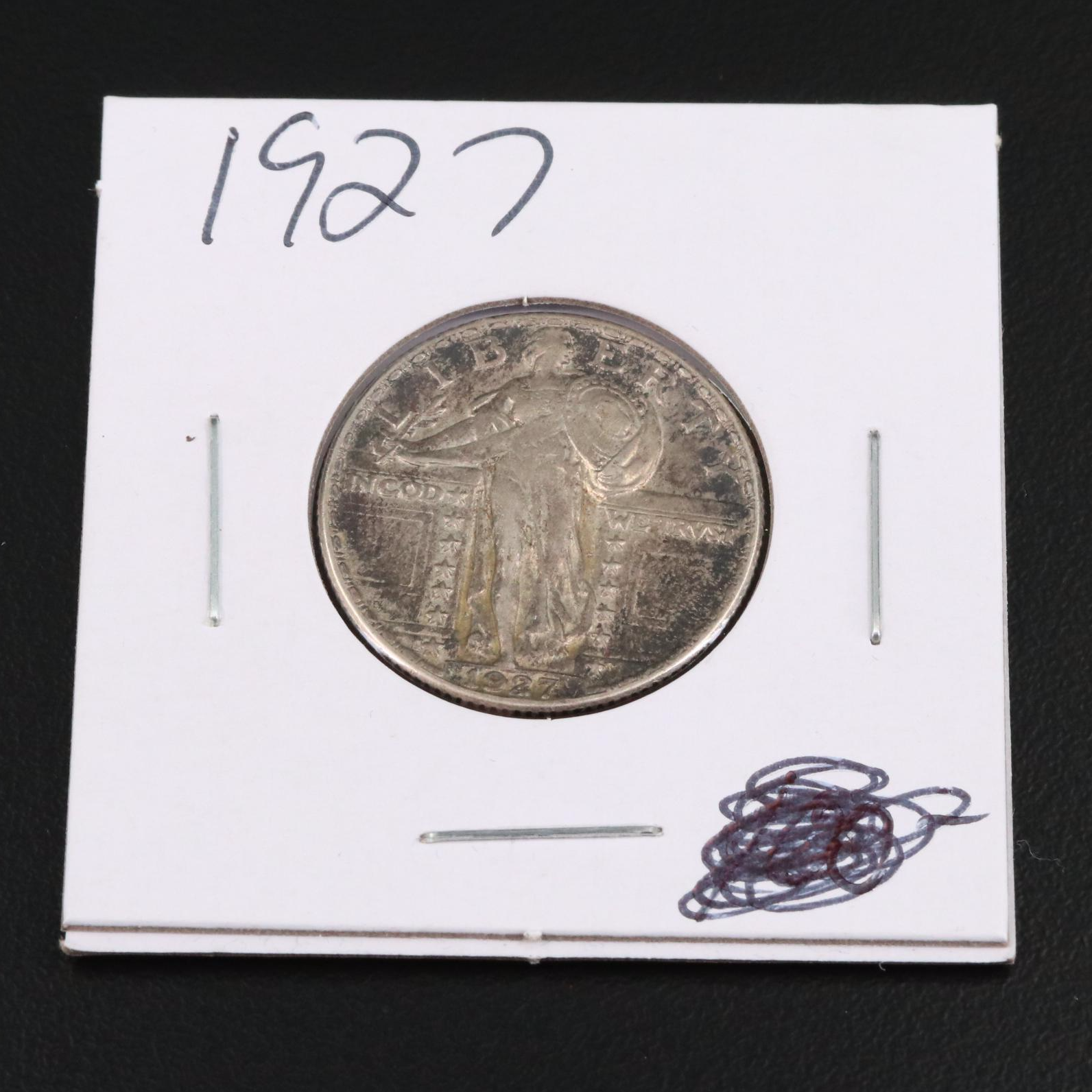 1927 Standing Liberty Silver Quarter