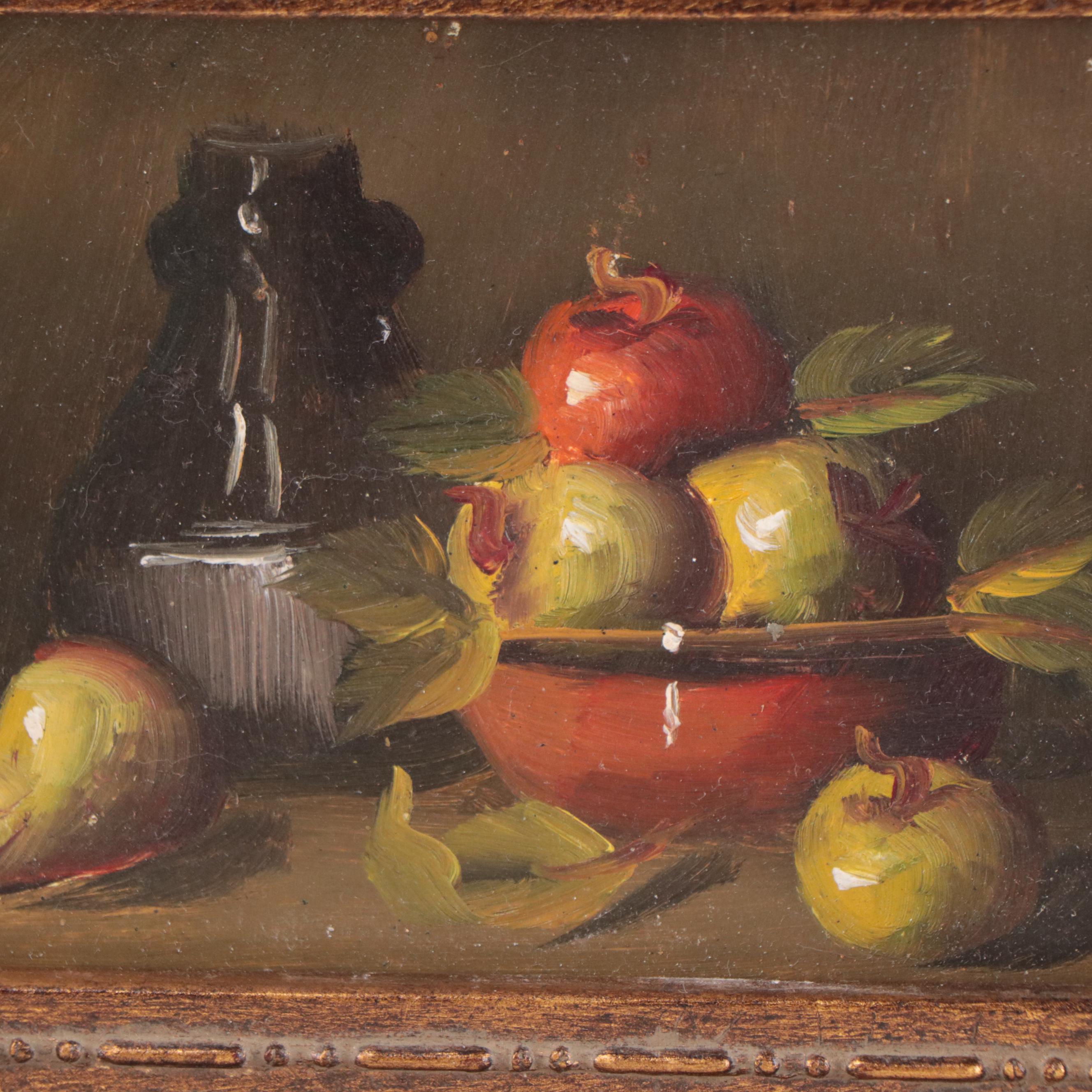 Oil Painting of Fruit Still Life