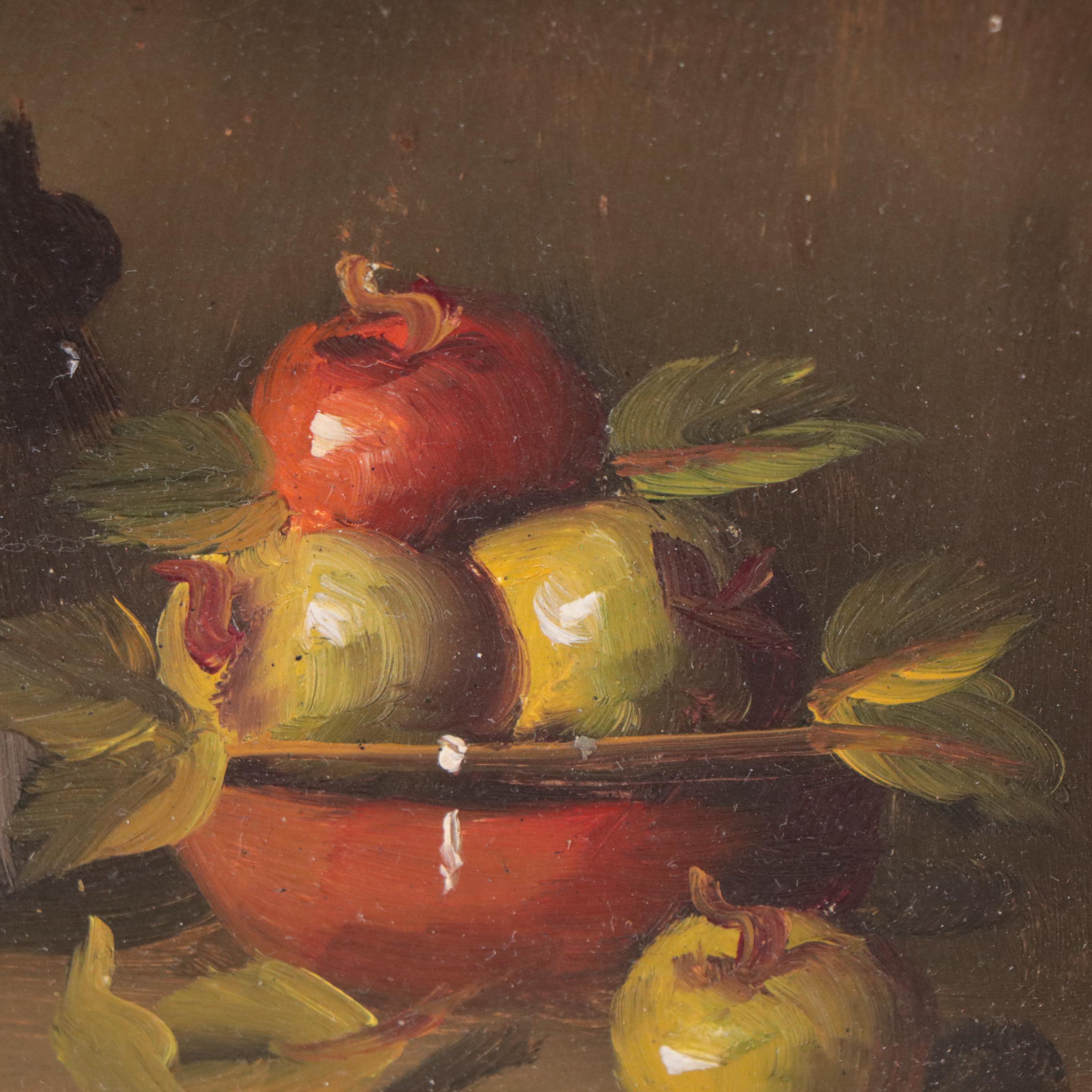 Oil Painting of Fruit Still Life