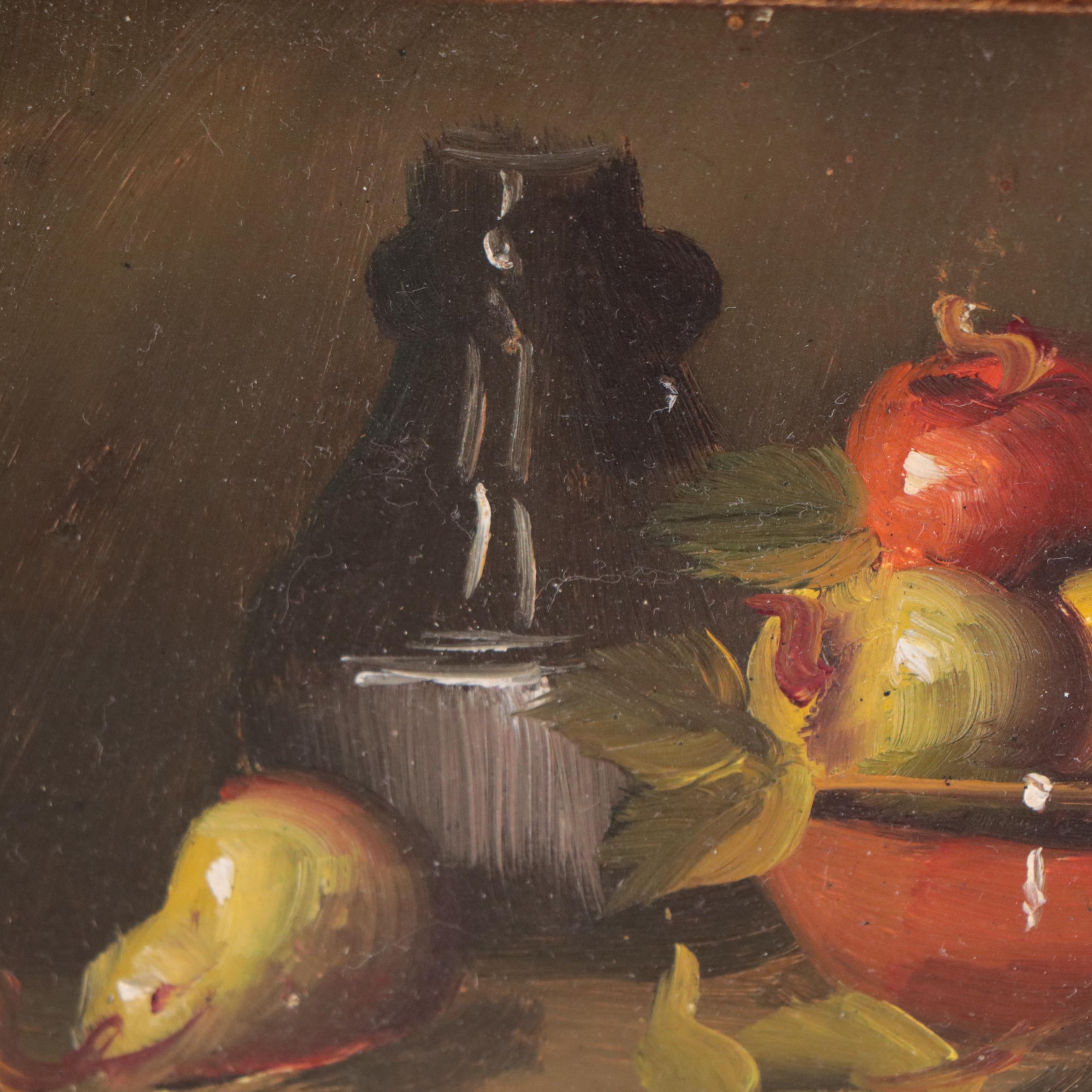 Oil Painting of Fruit Still Life
