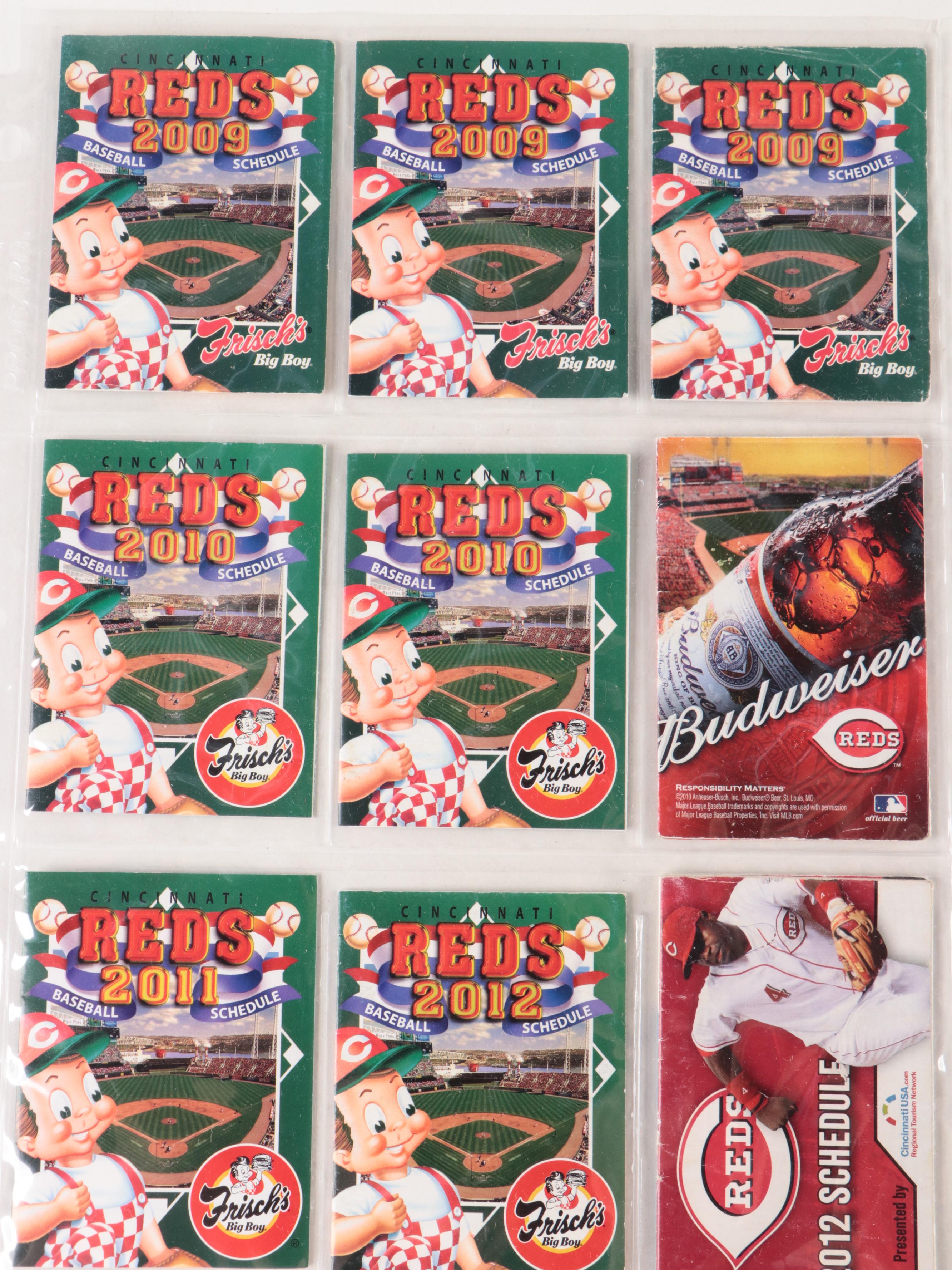 Cincinnati Reds Ticket Stubs, Team Schedules, and More, 1950s–2010s