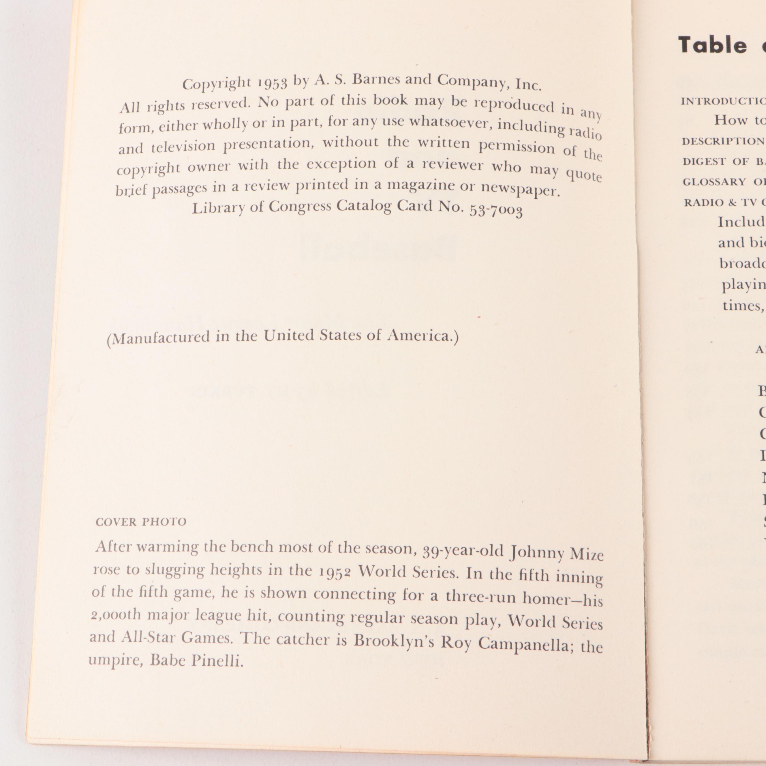 Cincinnati Reds Ticket Stubs, Team Schedules, and More, 1950s–2010s