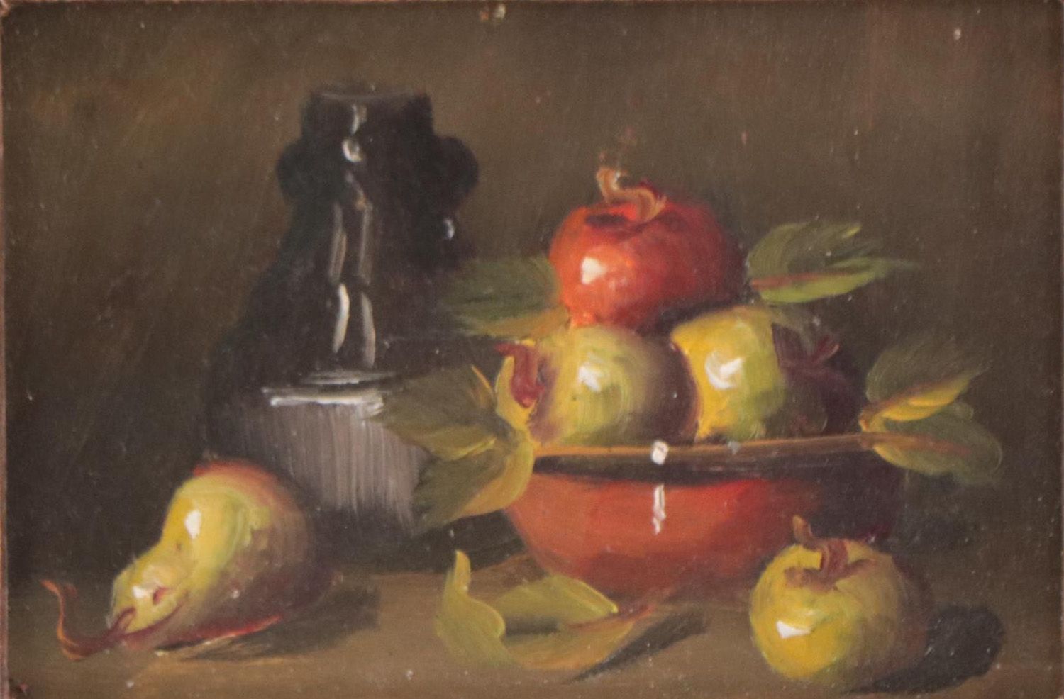 Oil Painting of Fruit Still Life