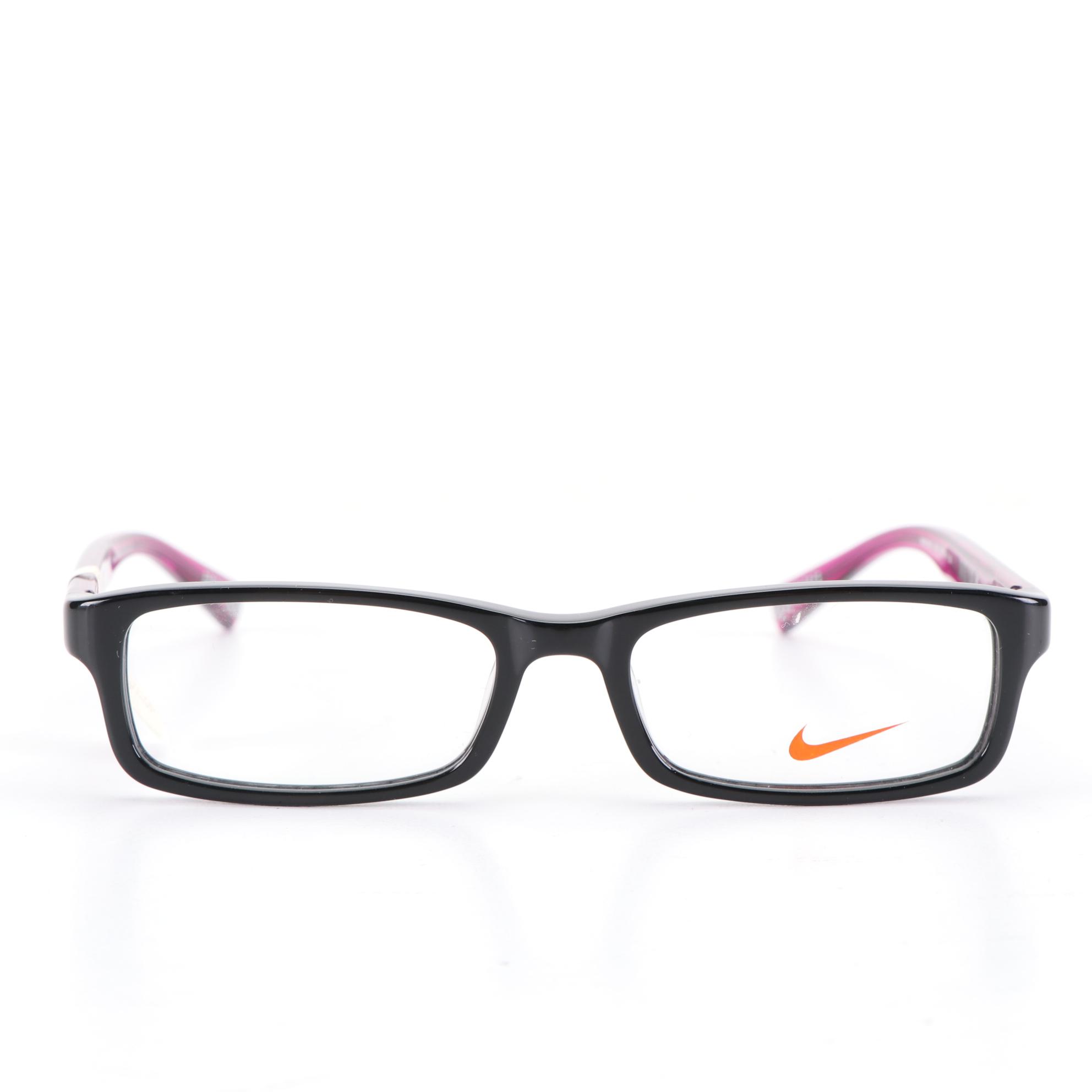 Nike 5013 and 4636 Eyeglass Frames with Cases