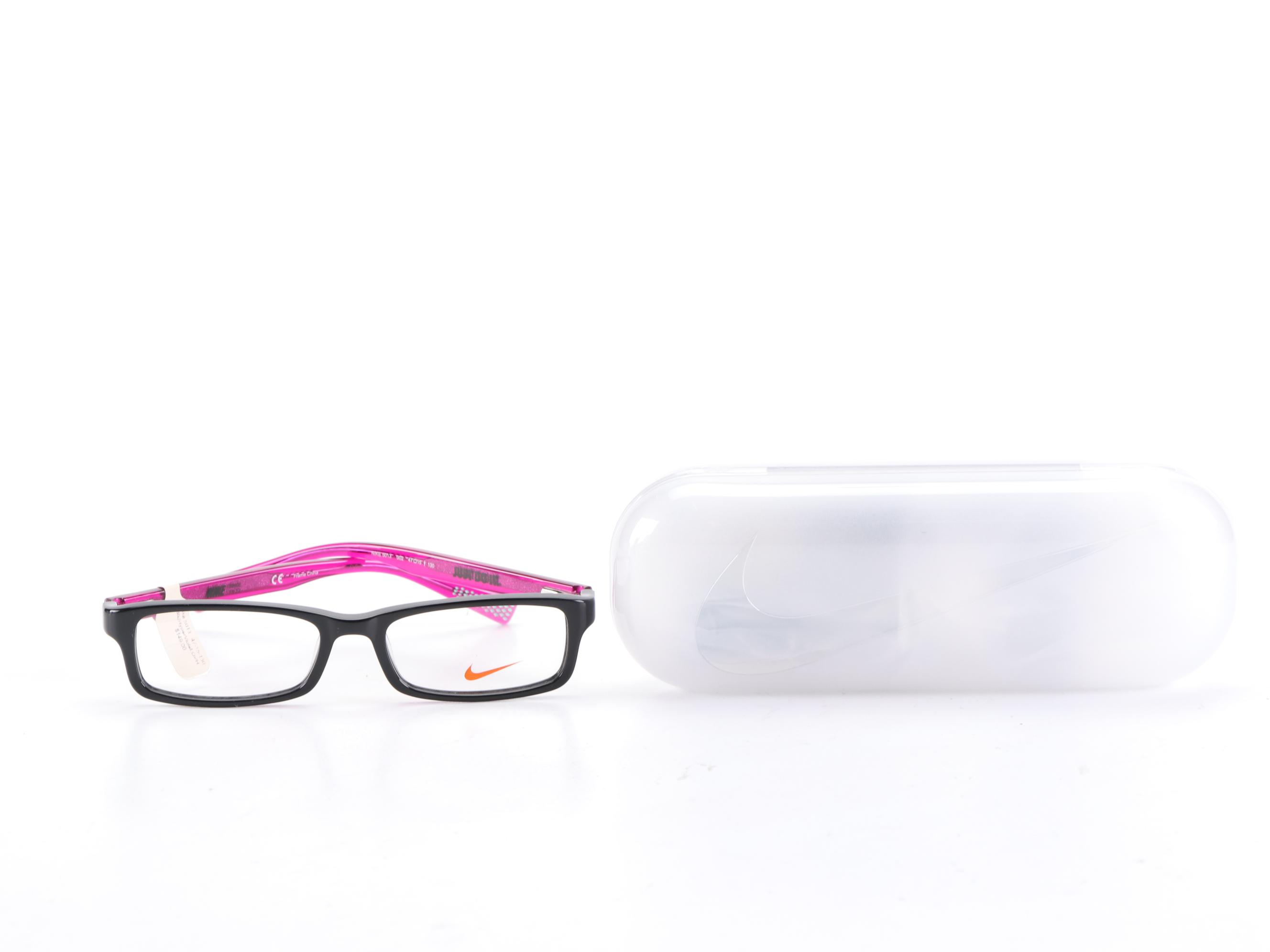 Nike 5013 and 4636 Eyeglass Frames with Cases